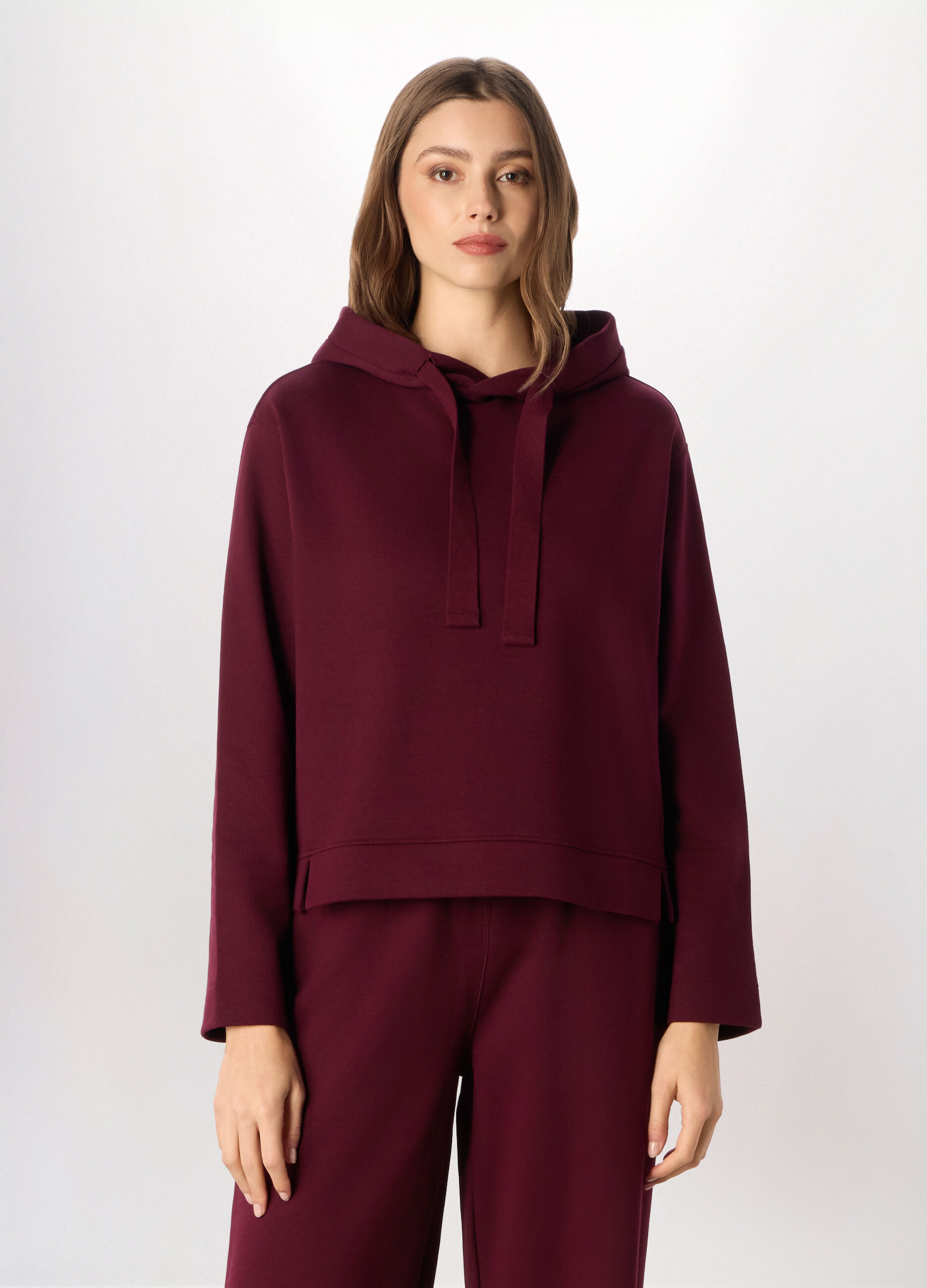 Felpa in misto cotone Holistic fitness donna_0