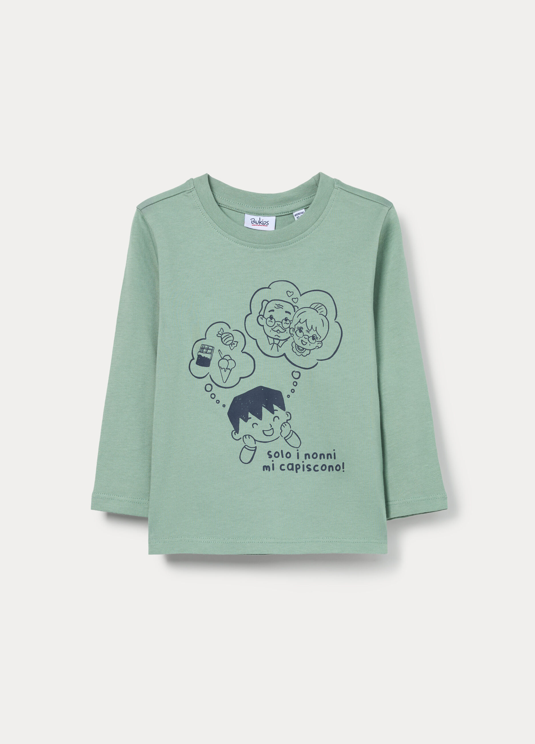 T-shirt in jersey di puro cotone bimbo_0