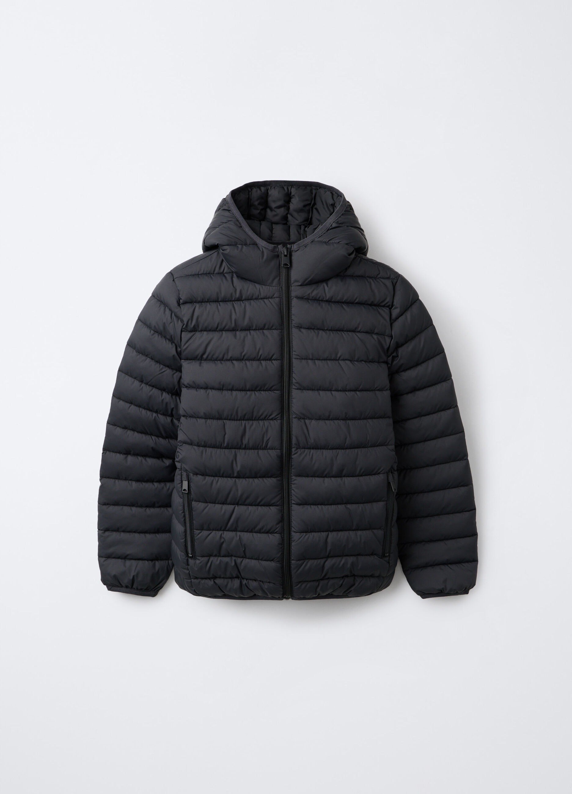 Piumino regular fit con cappuccio ragazzo_0