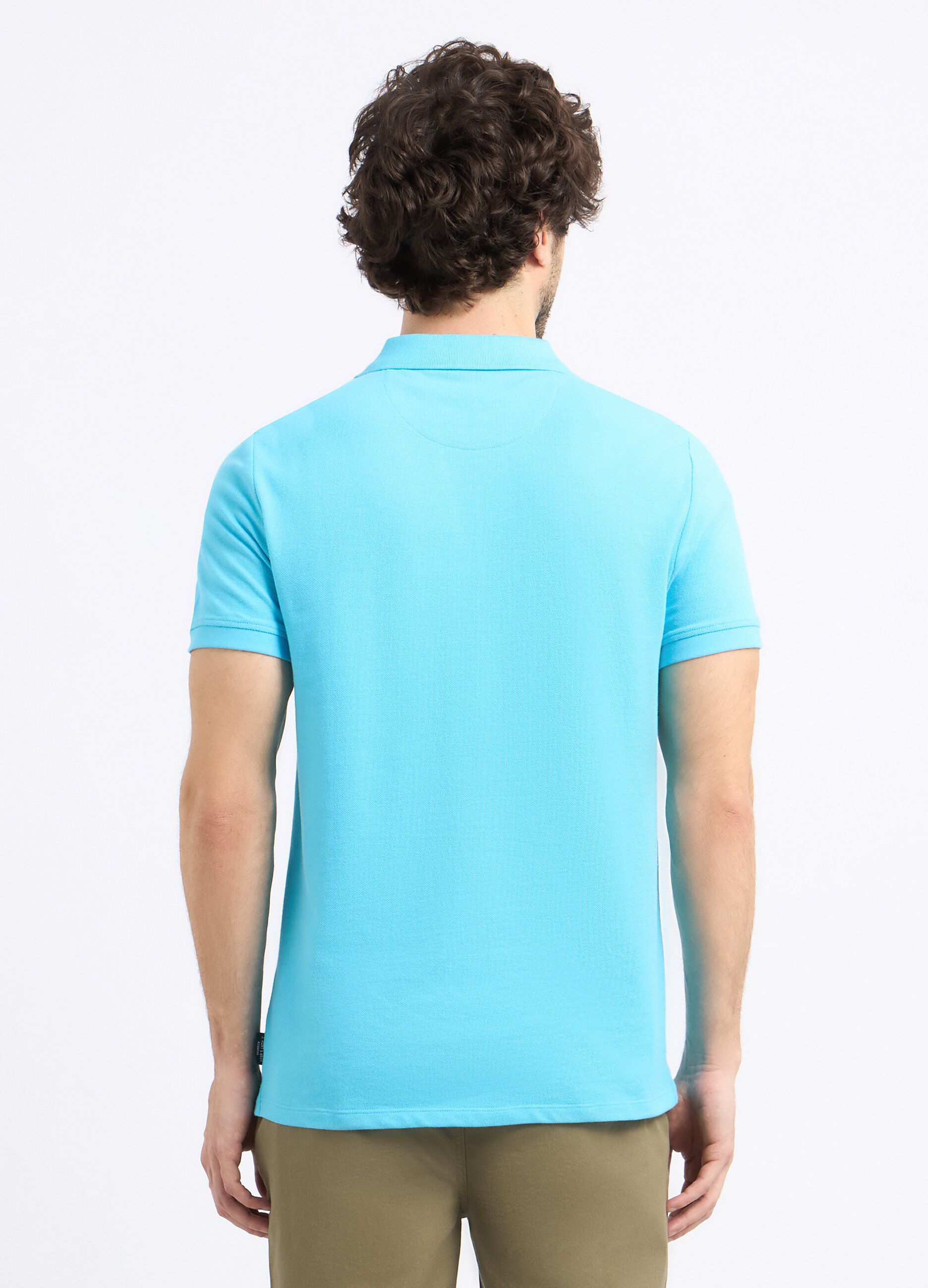 Polo in cotone piquet uomo_1