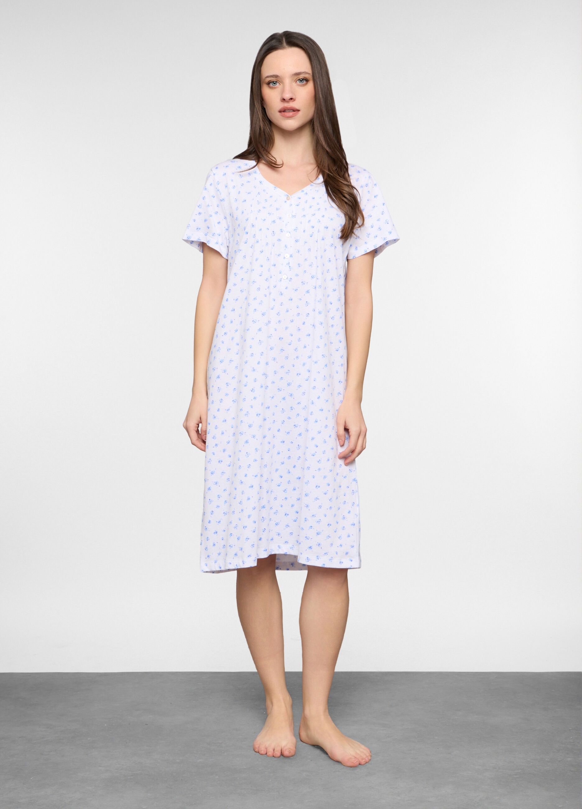 Camicia da notte in jersey donna_0