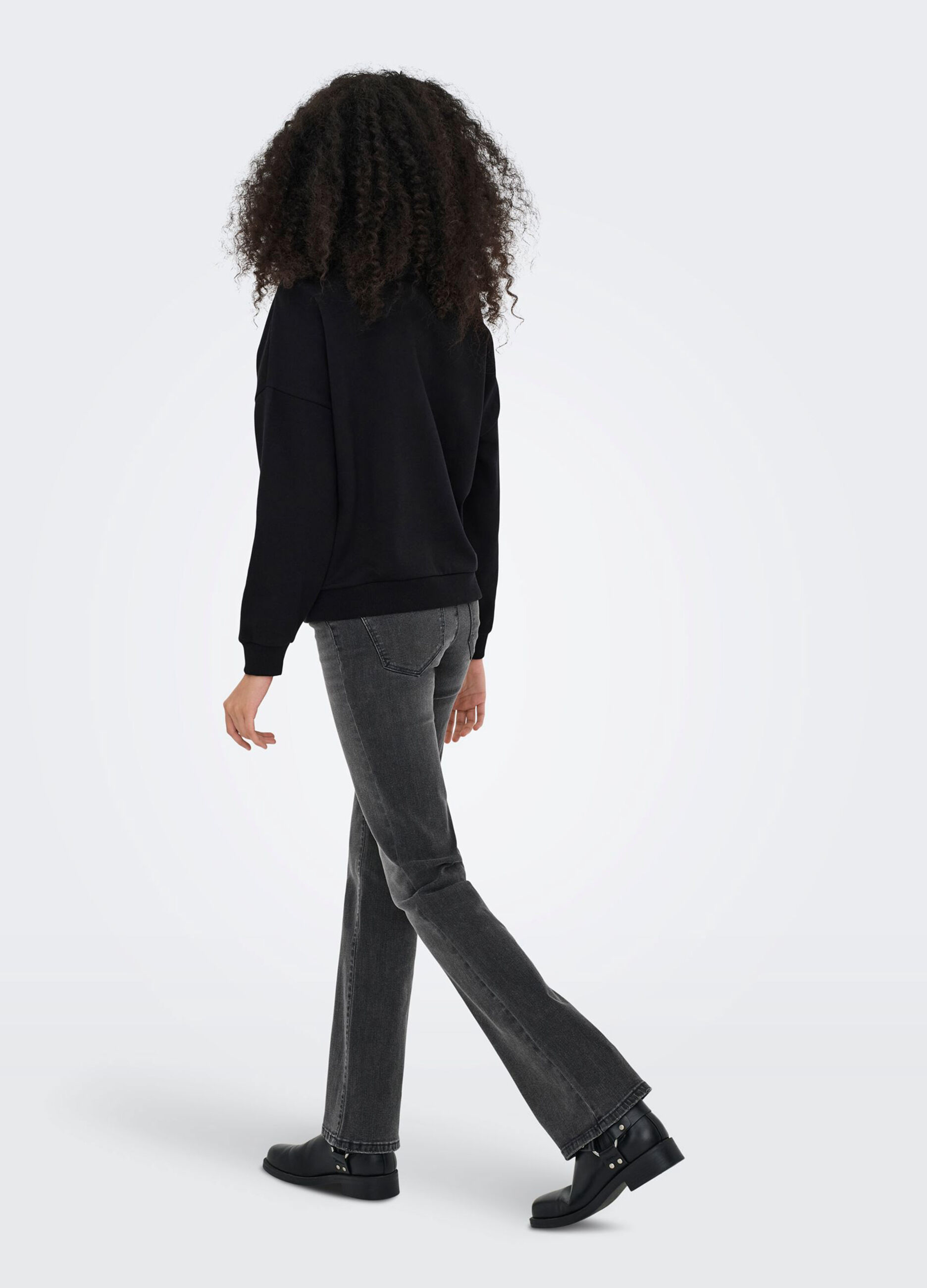 Felpa con frange donna_1