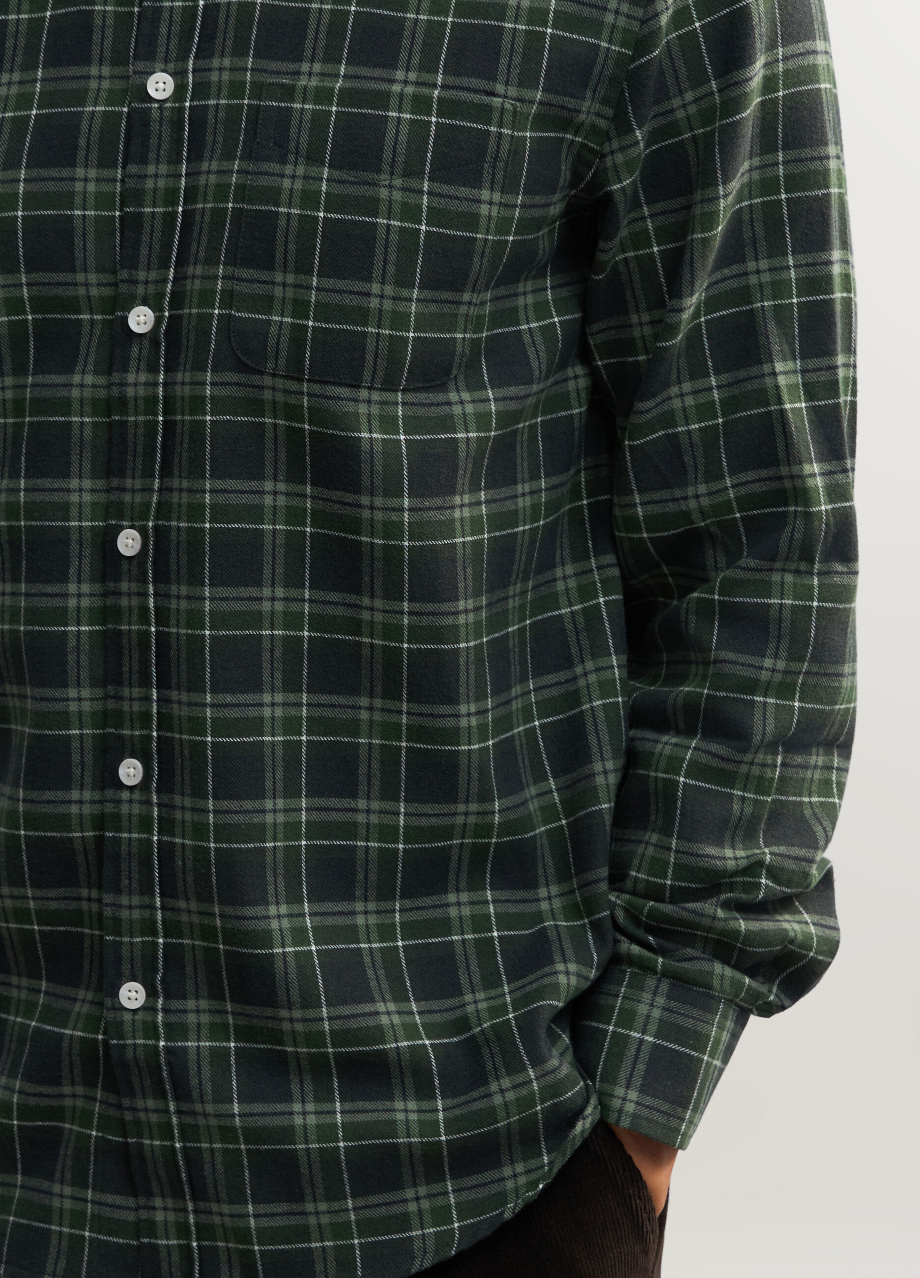 Camicia a quadri in flanella uomo_2
