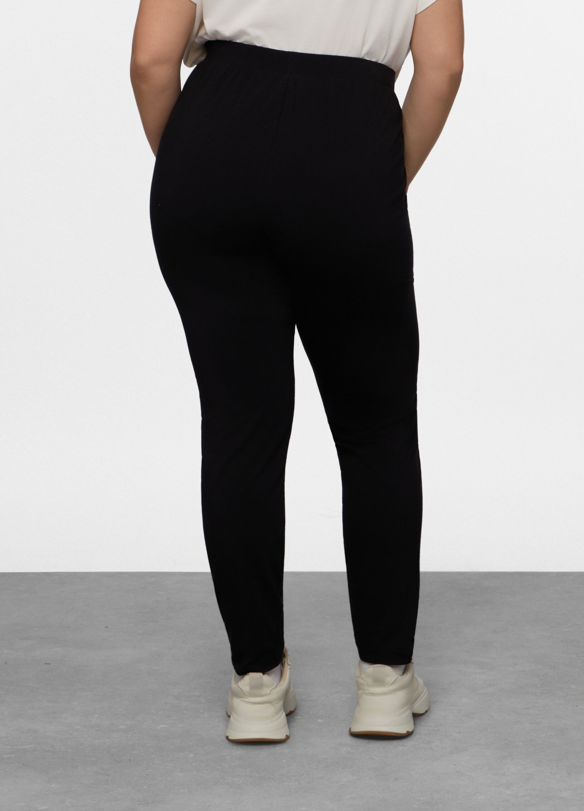Leggings Fit Regular in jersey di cotone stretch donna curvy_1