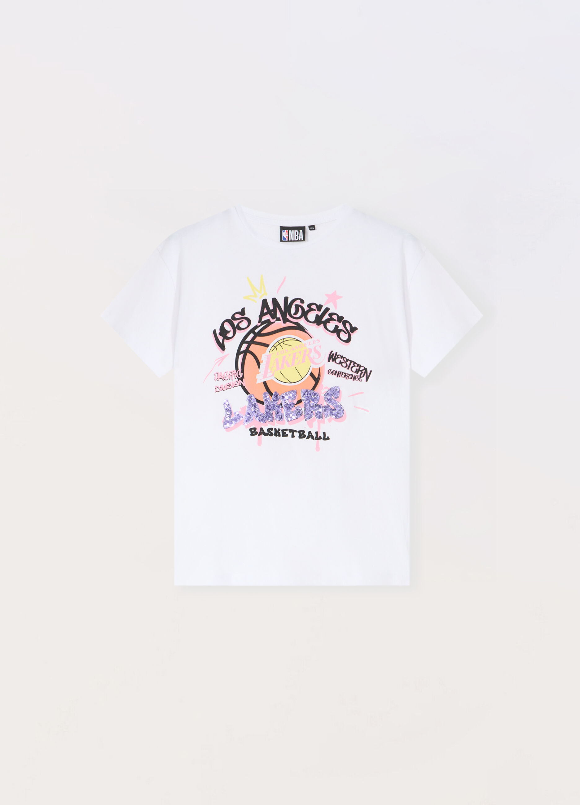 T-shirt NBA in puro cotone ragazza
