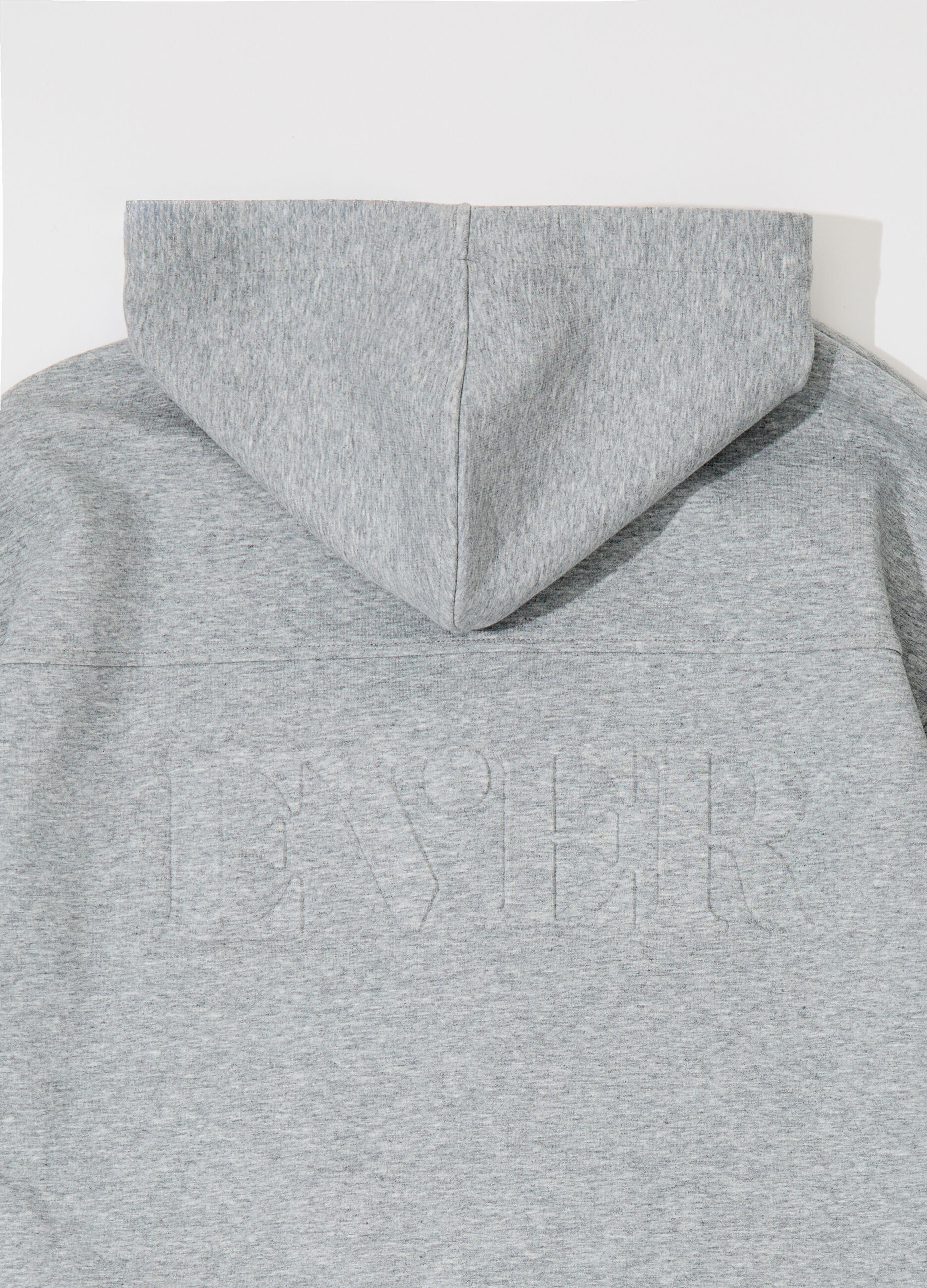 Felpa full zip con cappuccio in misto cotone donna_6