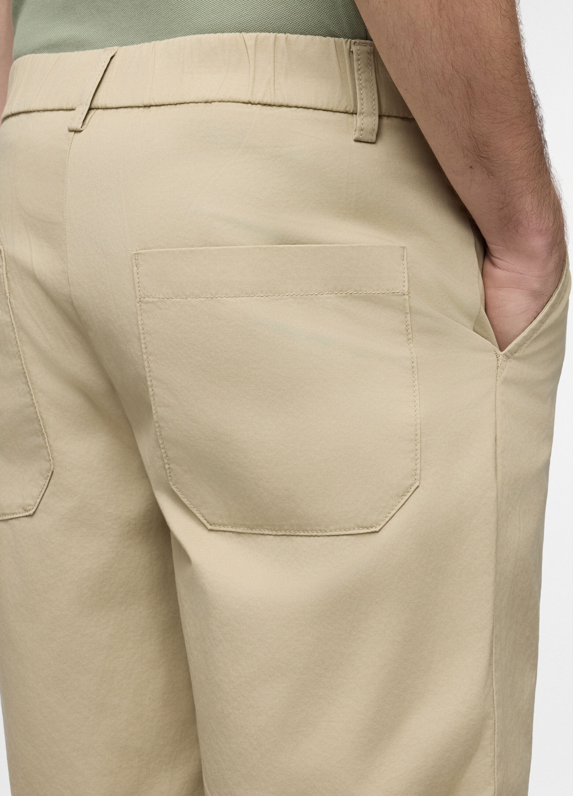 Bermuda relaxed fit in puro cotone uomo_2