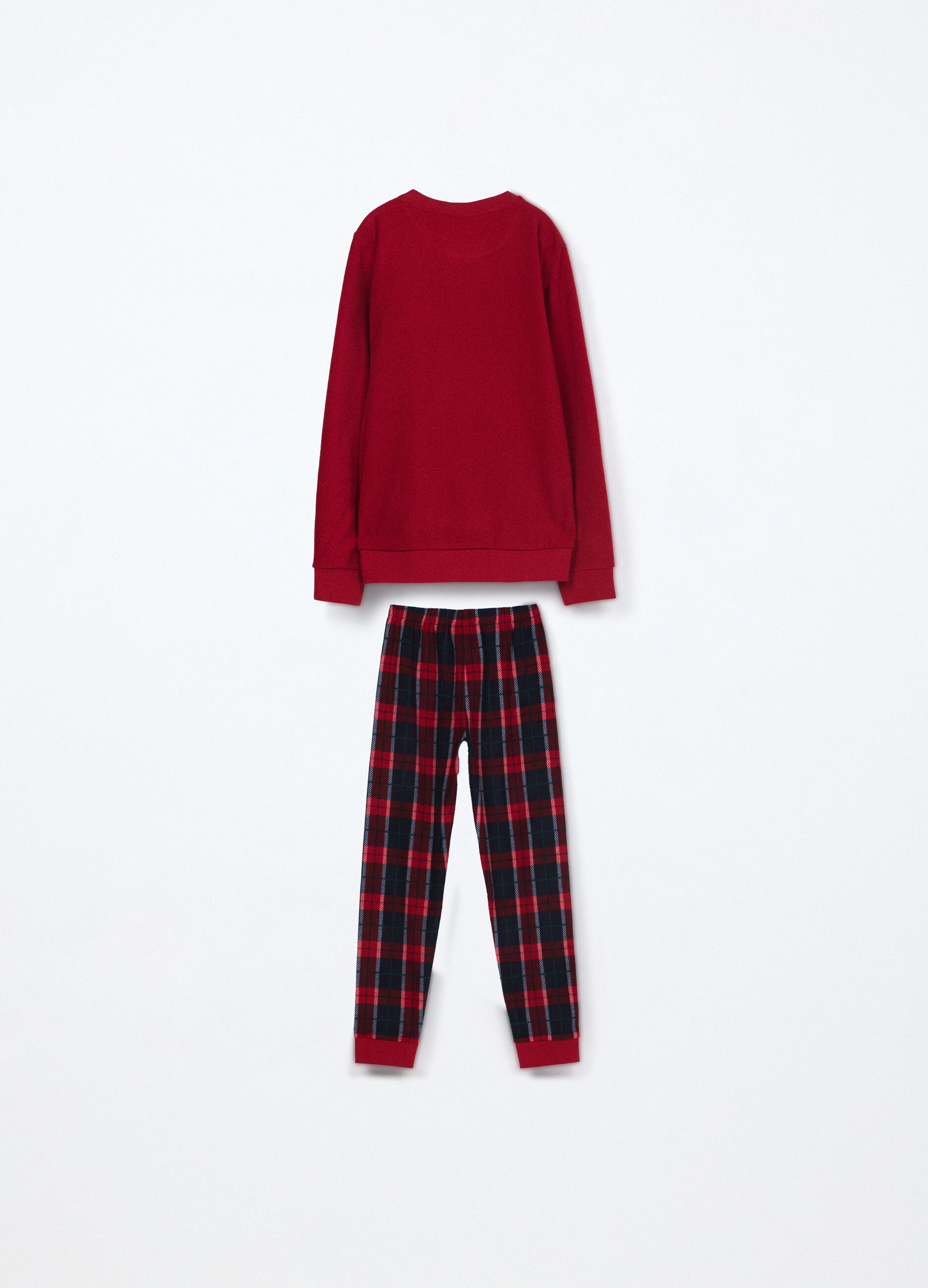 Set pigiama lungo in pile ragazza_1