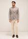 Blazer in misto lana e cotone stretch uomo_0