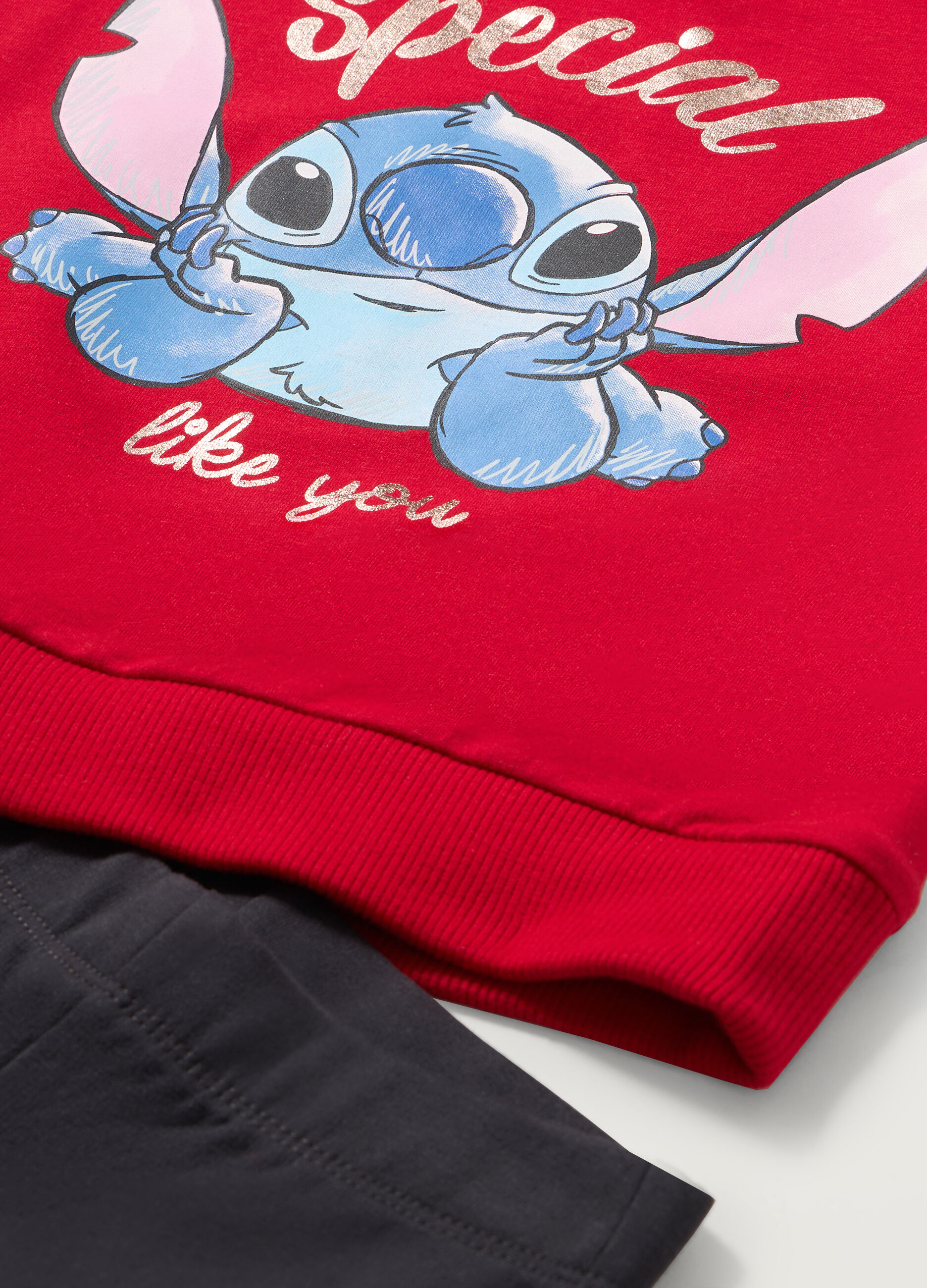 Jogging set in cotone stretch bambina_1