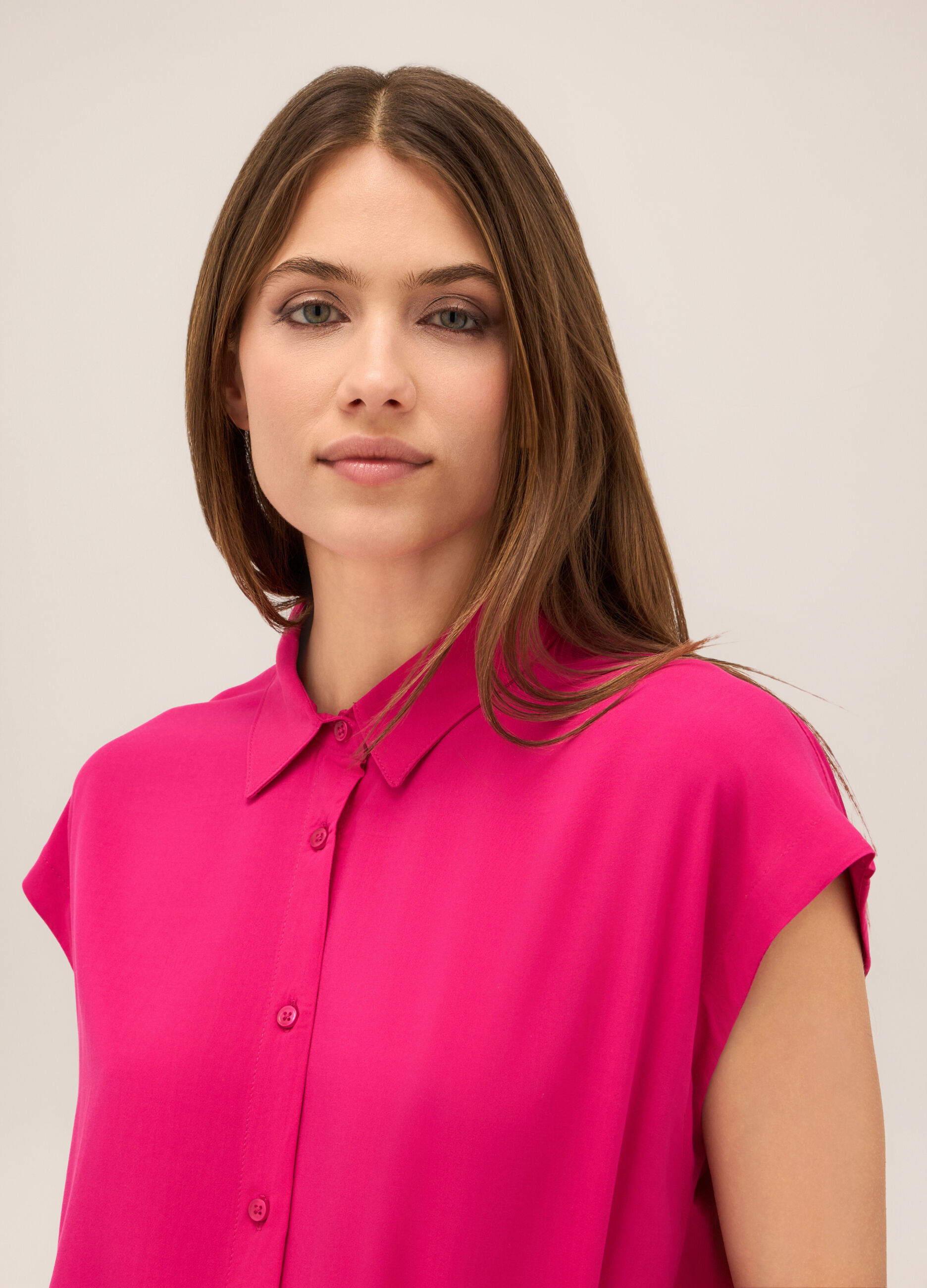 Camicia kimono in pura viscosa donna_2