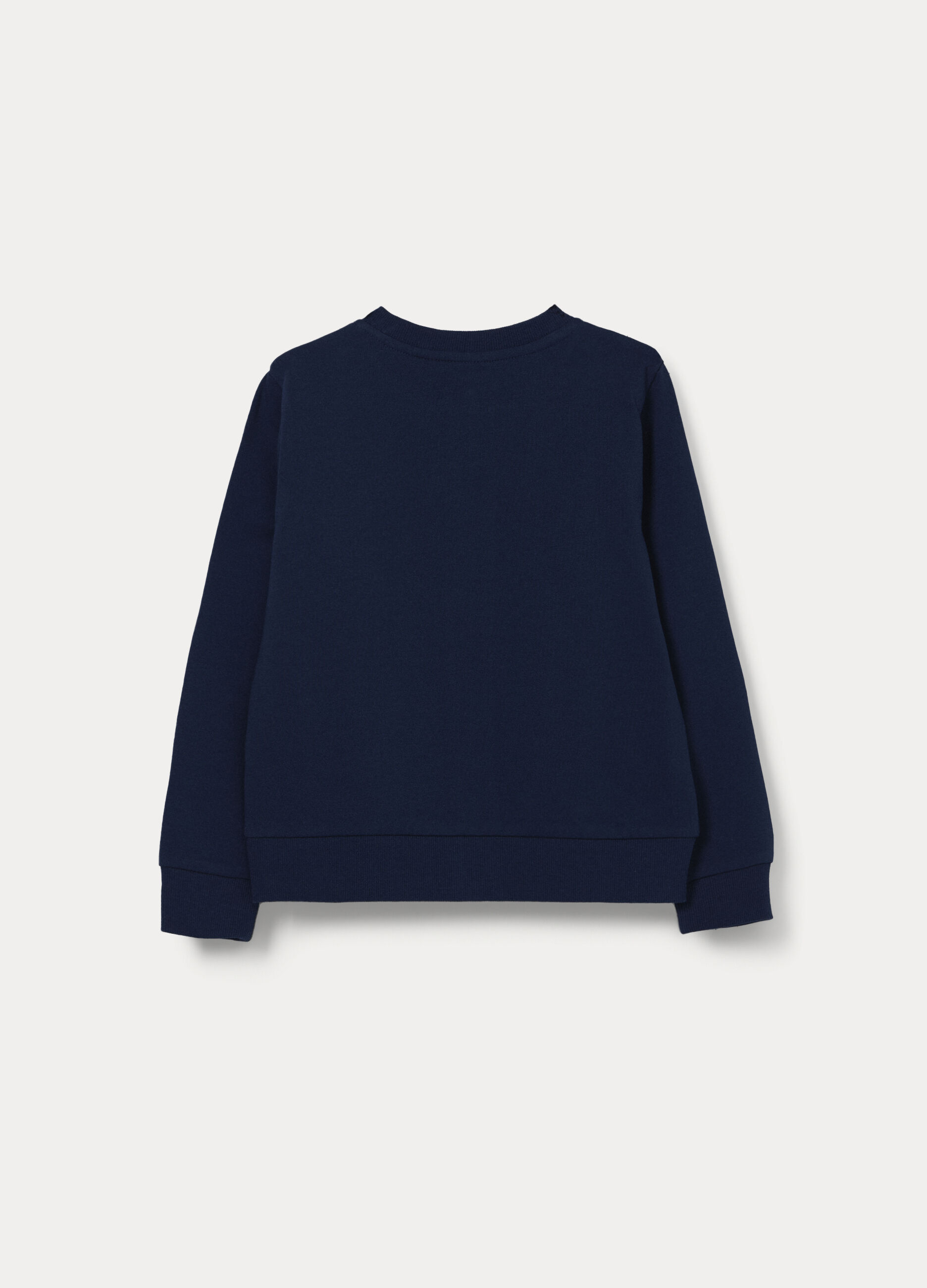 Felpa in french terry di cotone stretch bambina_1