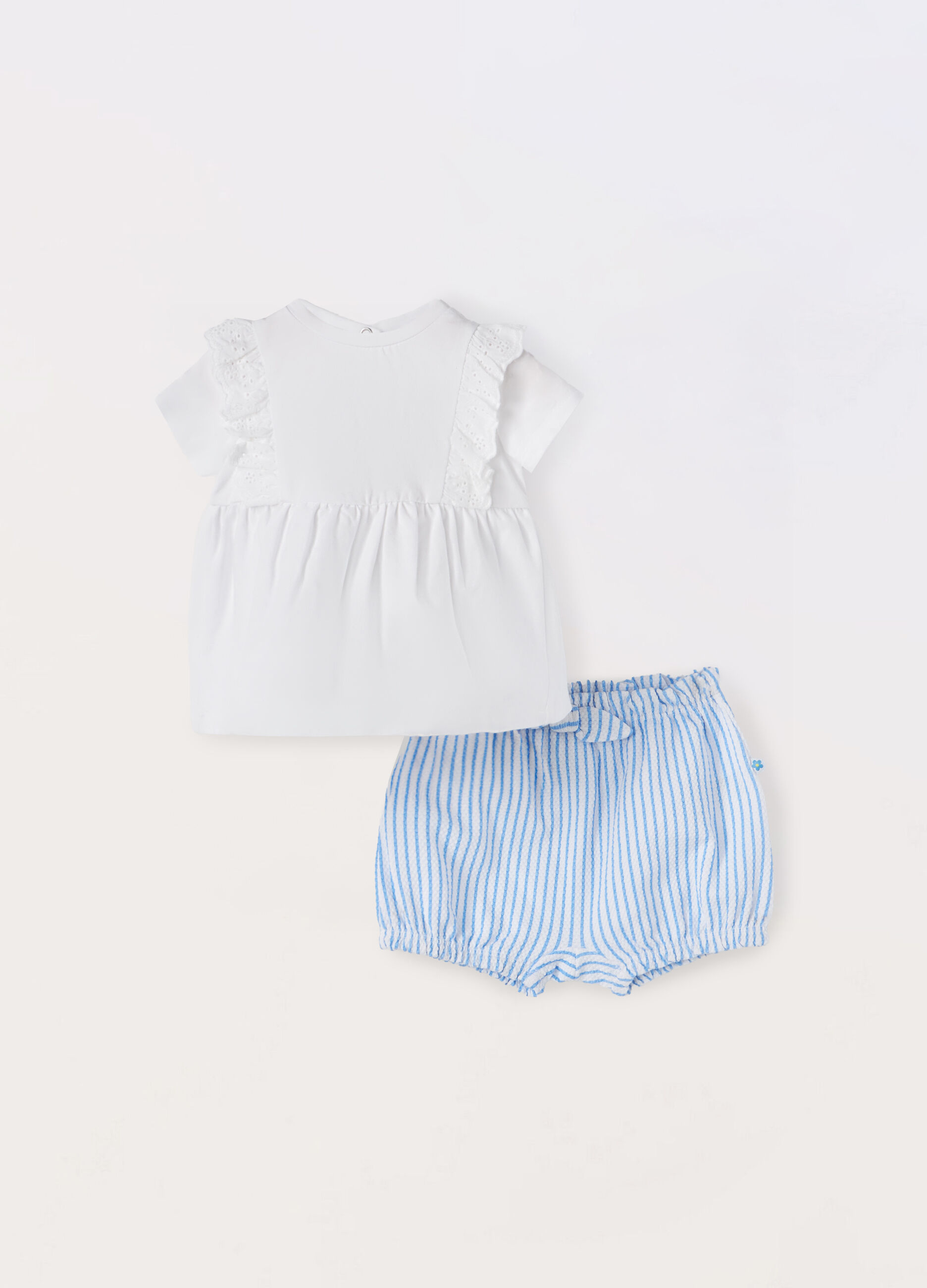 Set in jersey di cotone stretch neonata_0