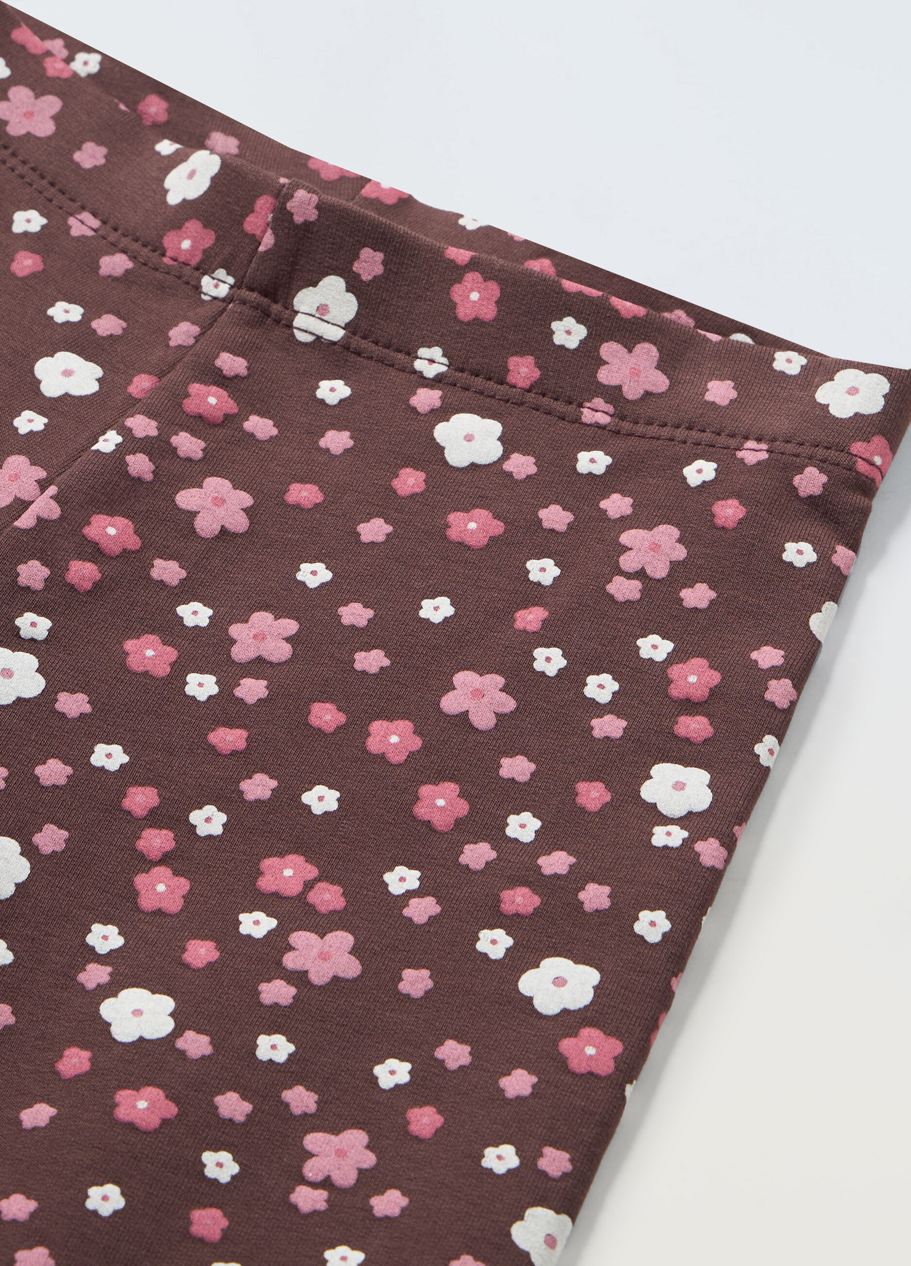 Leggings in french terry bambina_1