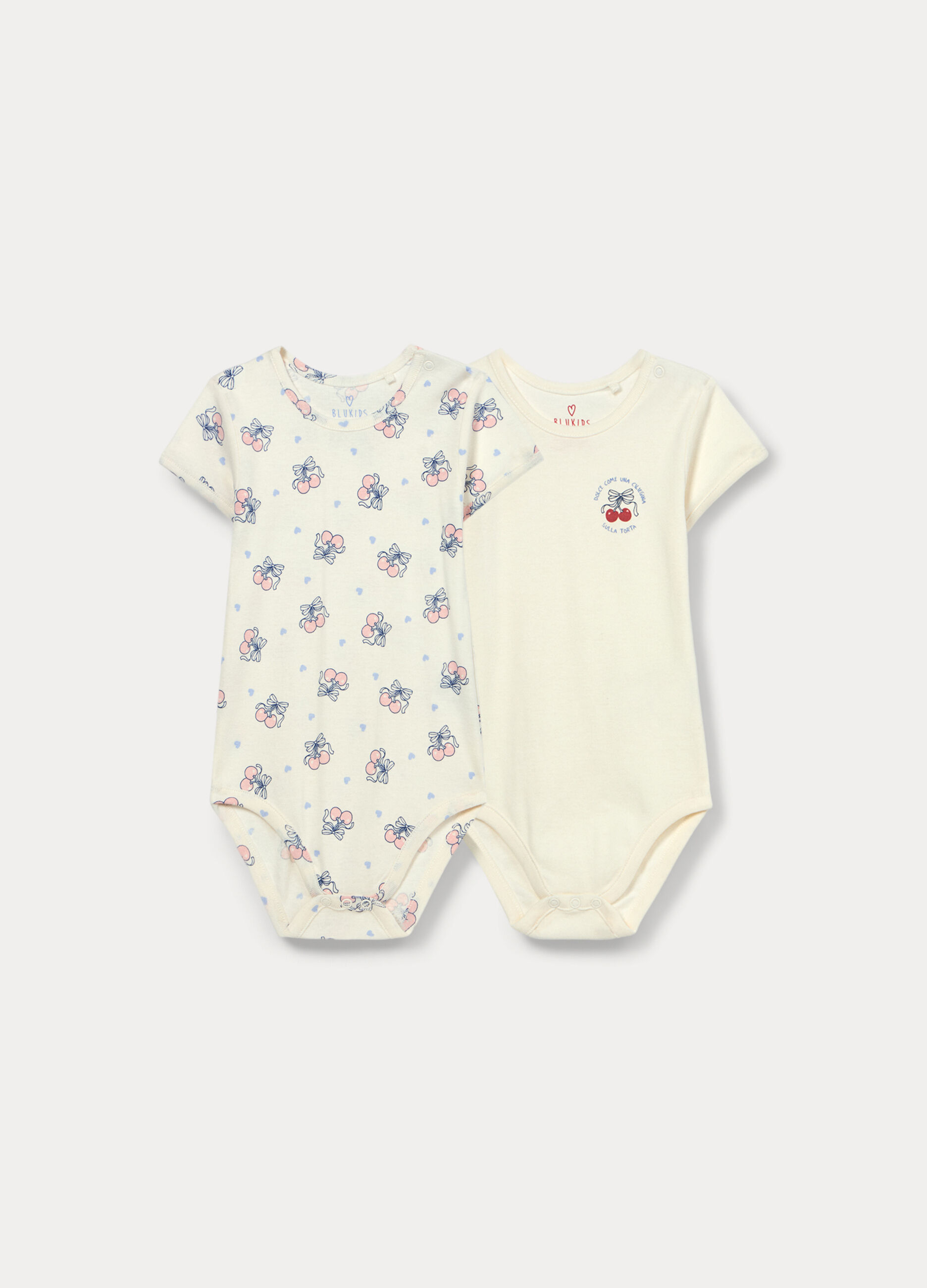 Pack 2 body in costina di puro cotone _0
