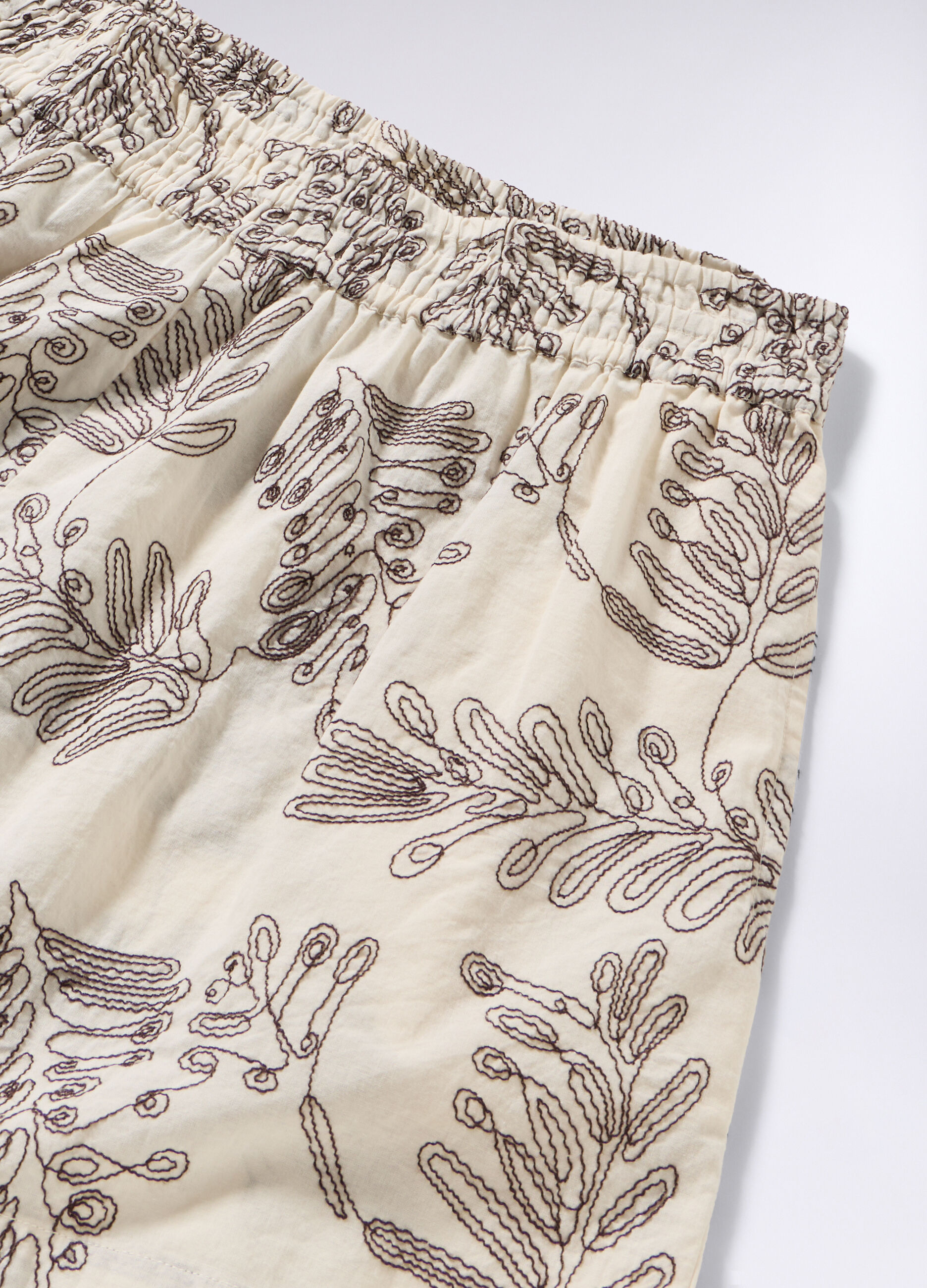 Shorts copricostume in puro cotone donna_1