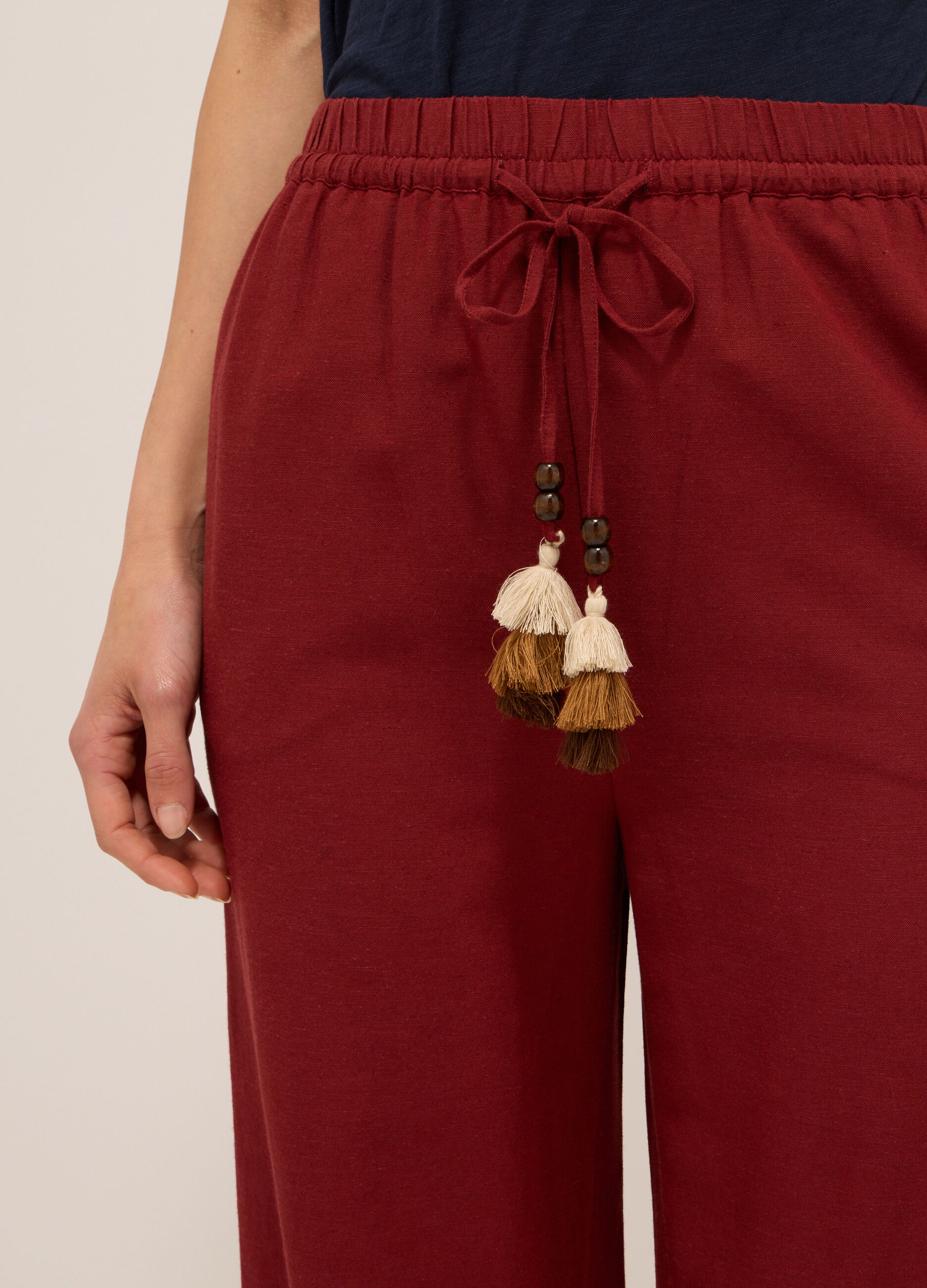 Pantaloni misto lino donna_2