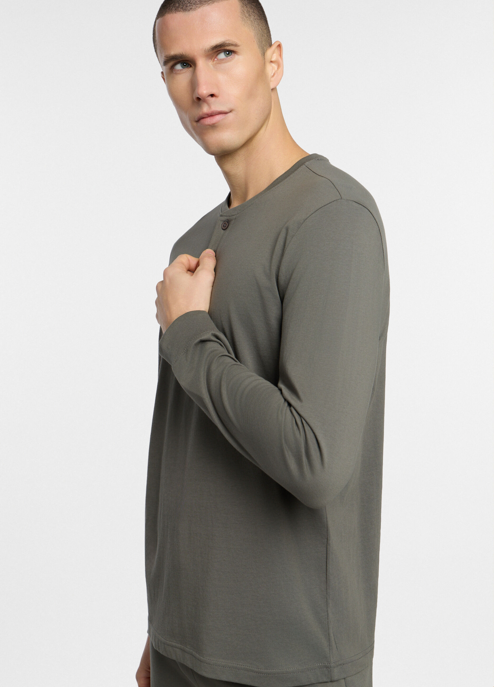 Pigiama lungo in jersey uomo_2