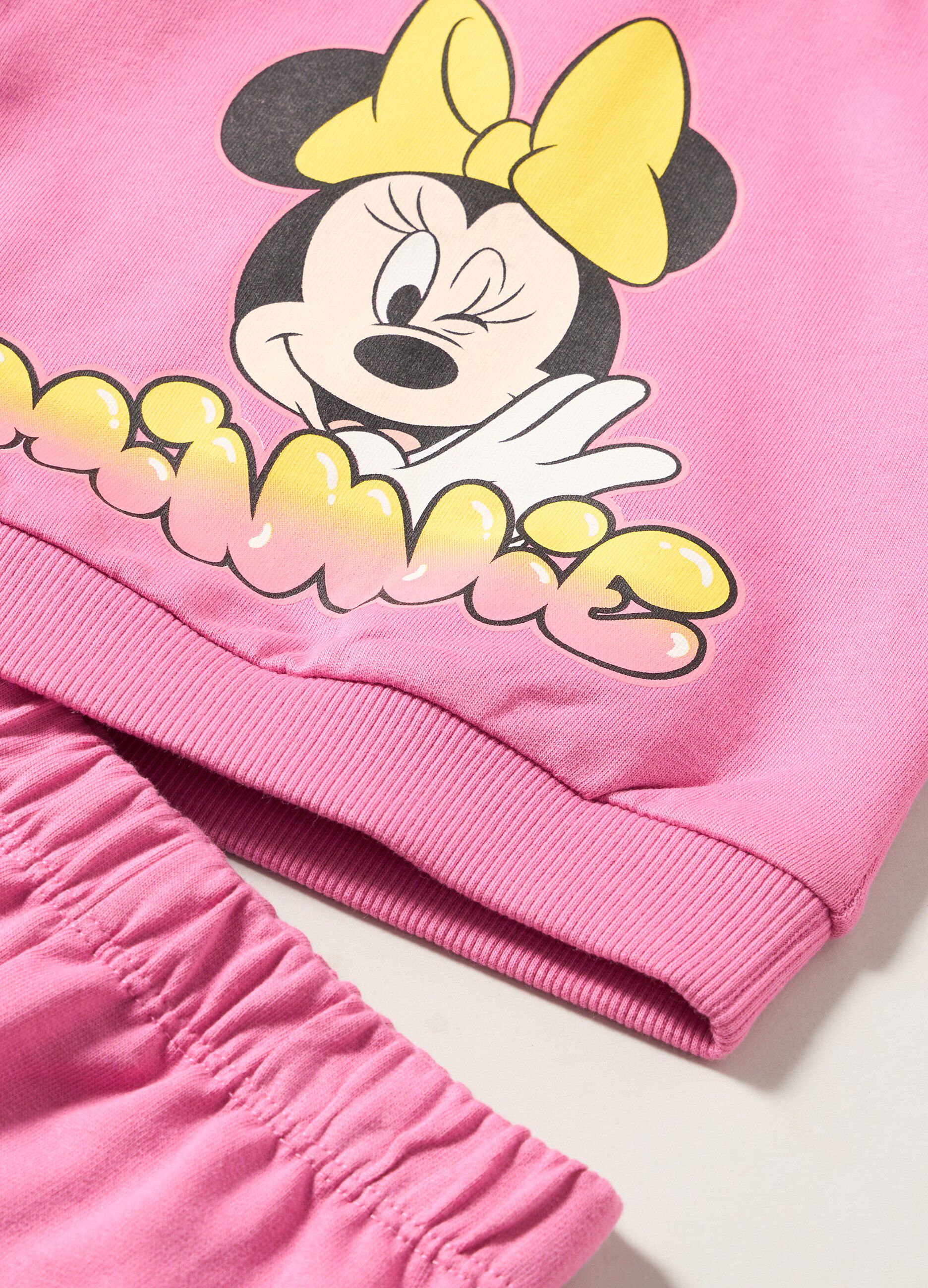 Jogging set in puro cotone neonata_1