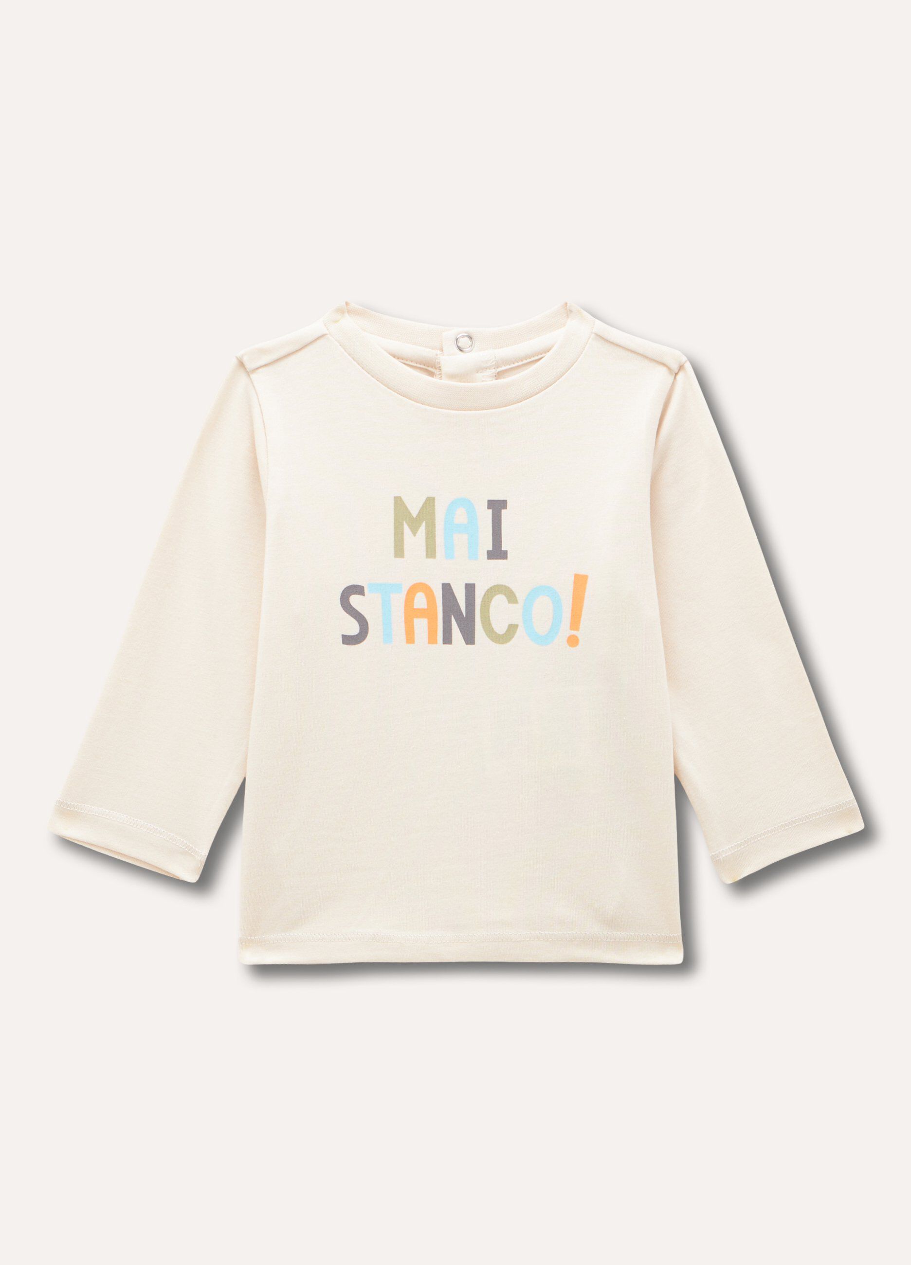 T-shirt in cotone stretch neonato_0
