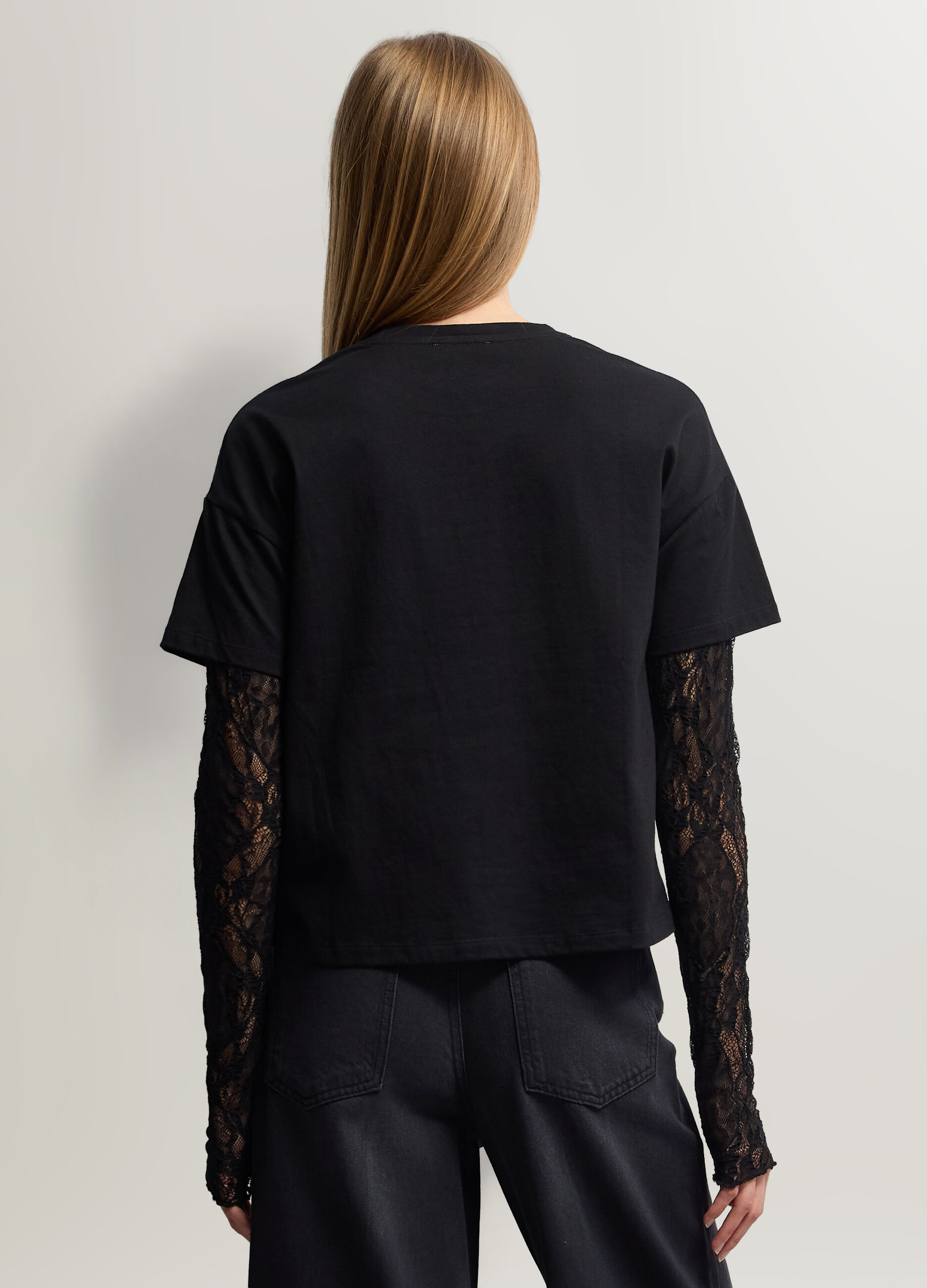 T-shirt girocollo stretch donna_1
