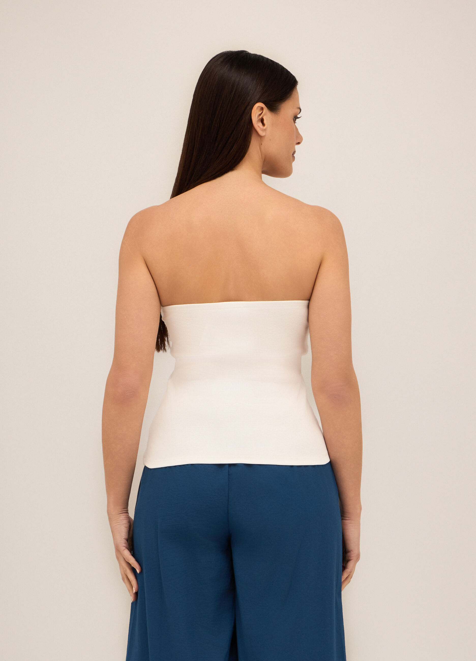 Top a fascia in costina donna_1