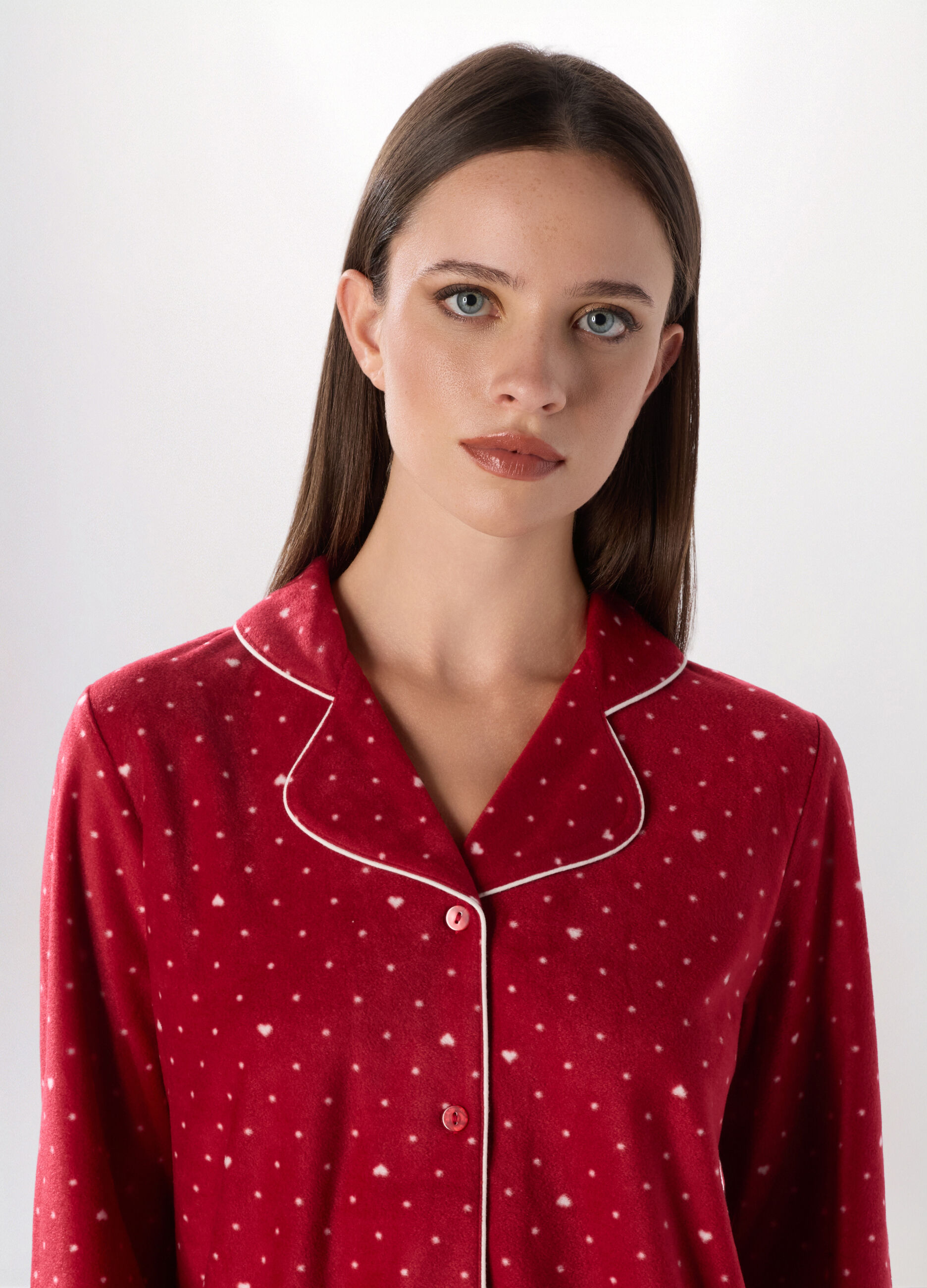 Set pigiama lungo in micropile donna_2