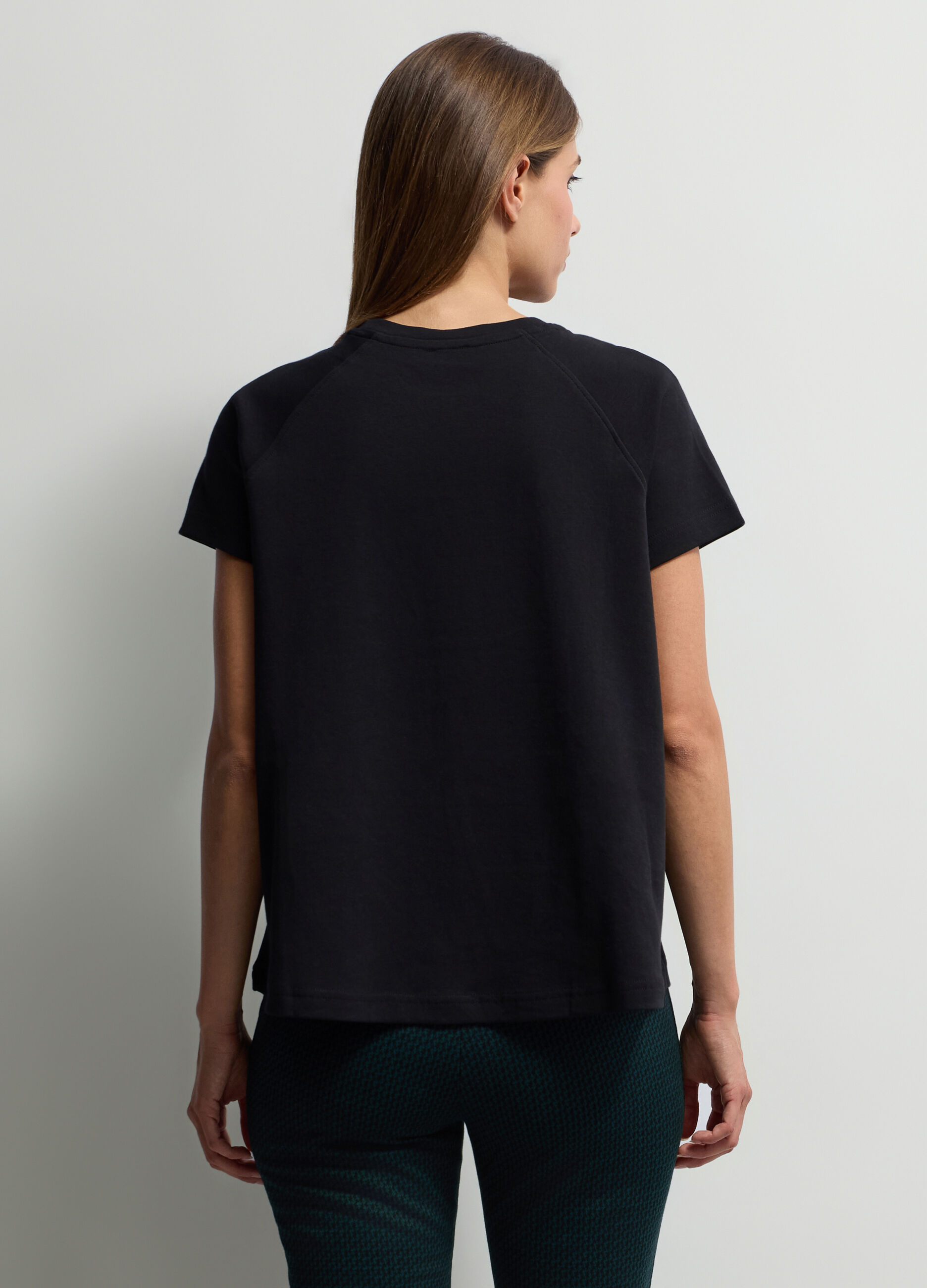 T-shirt Fit over girocollo donna_1