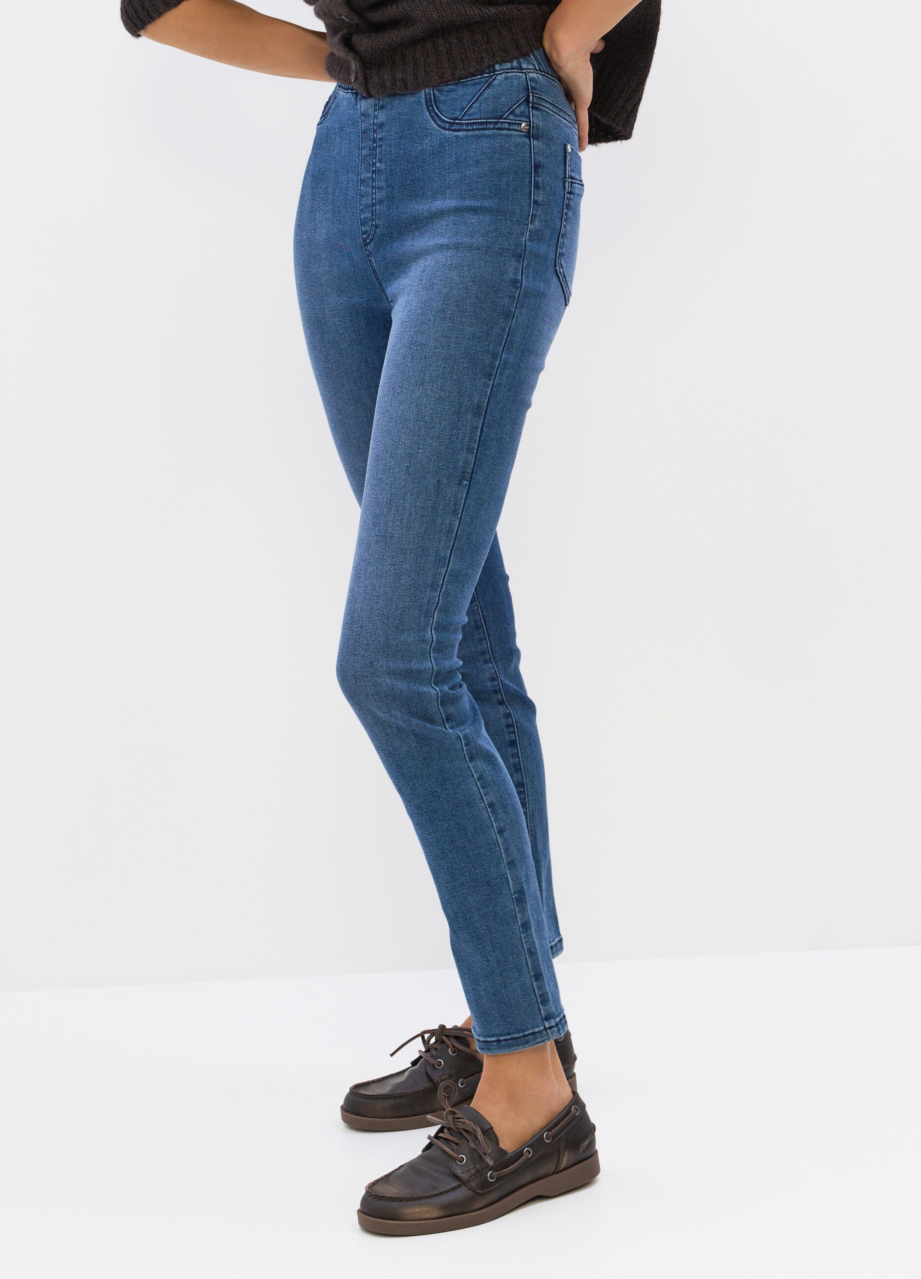 Jegging skinny denim stretch donna _2
