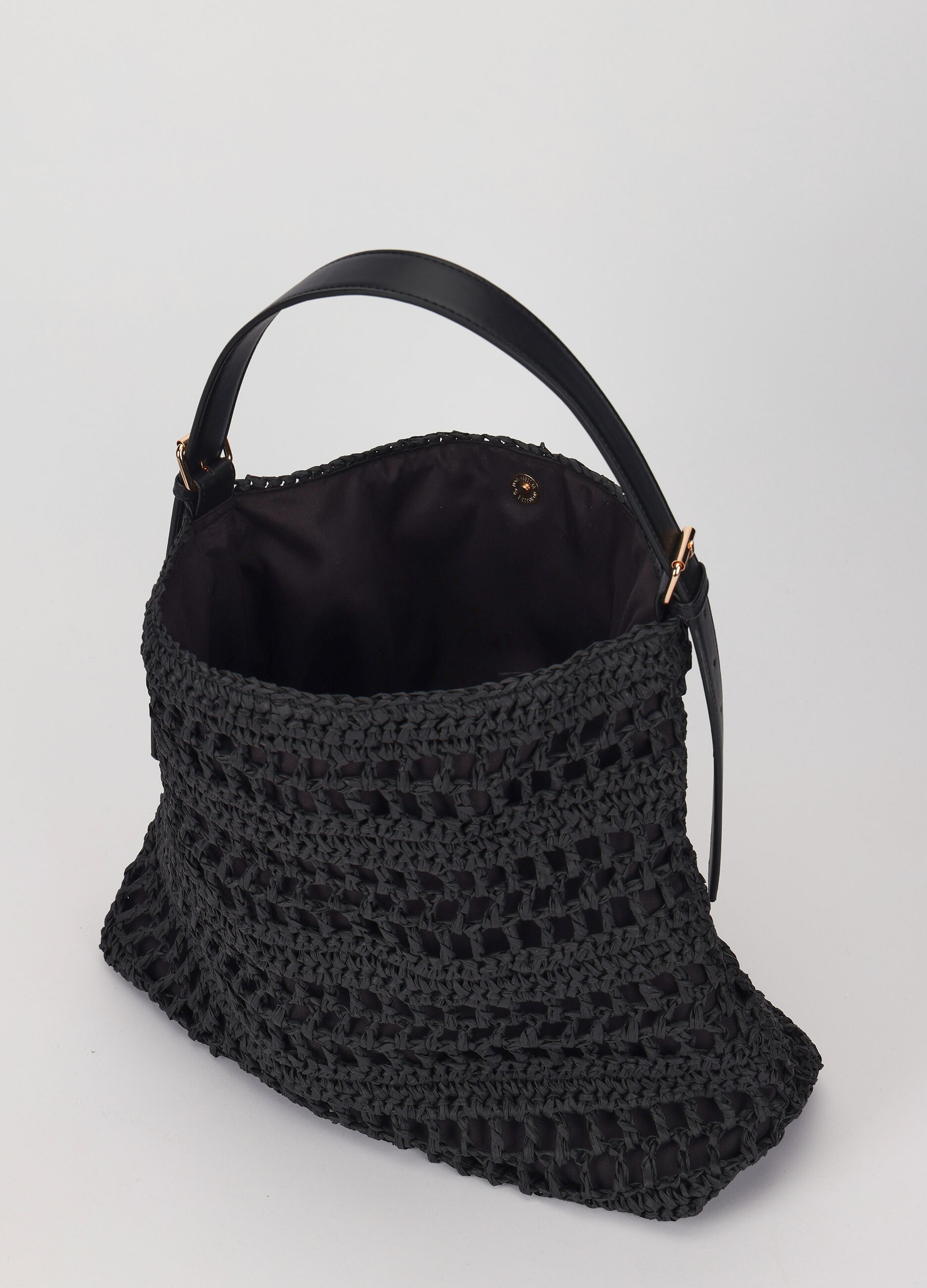 Borsa a spalla in carta tessile donna_2