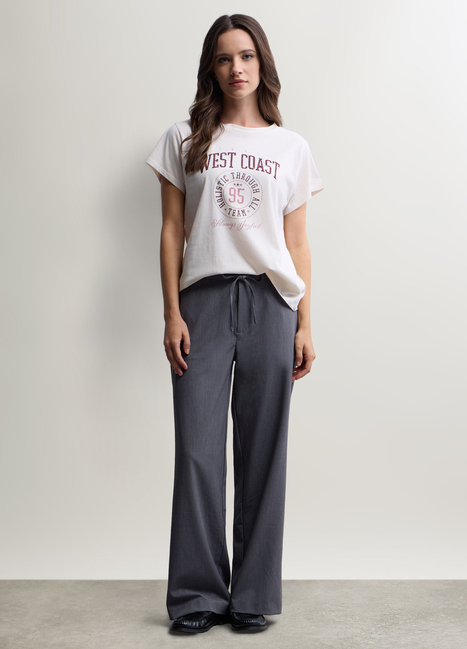 Jogger Fit Regular misto viscosa stretch donna_0