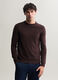 Maglione girocollo in maglia rasata uomo_0