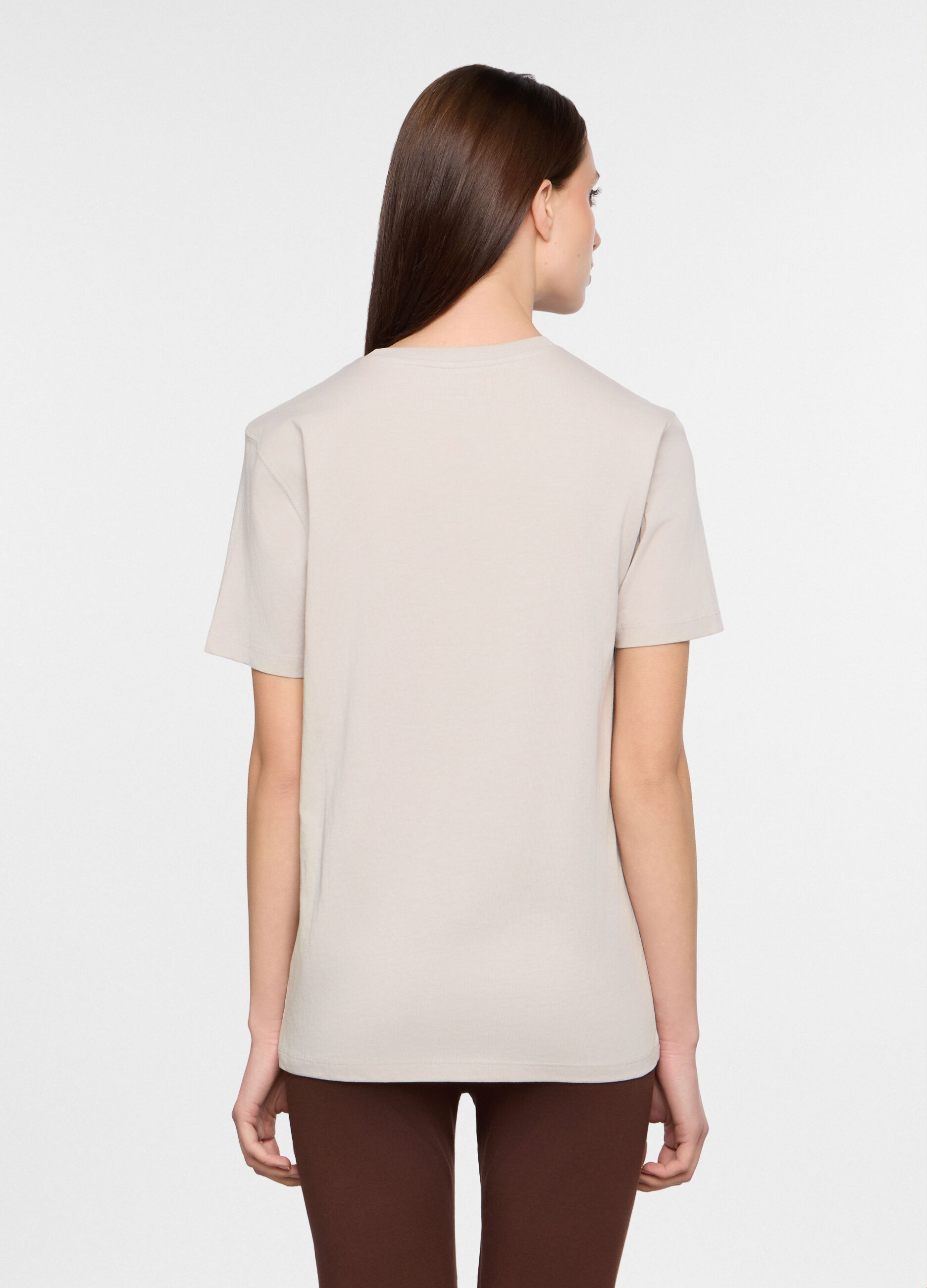 T-shirt girocollo in jersey di cotone uomo_1