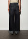 Pantaloni wide leg in denim donna_2