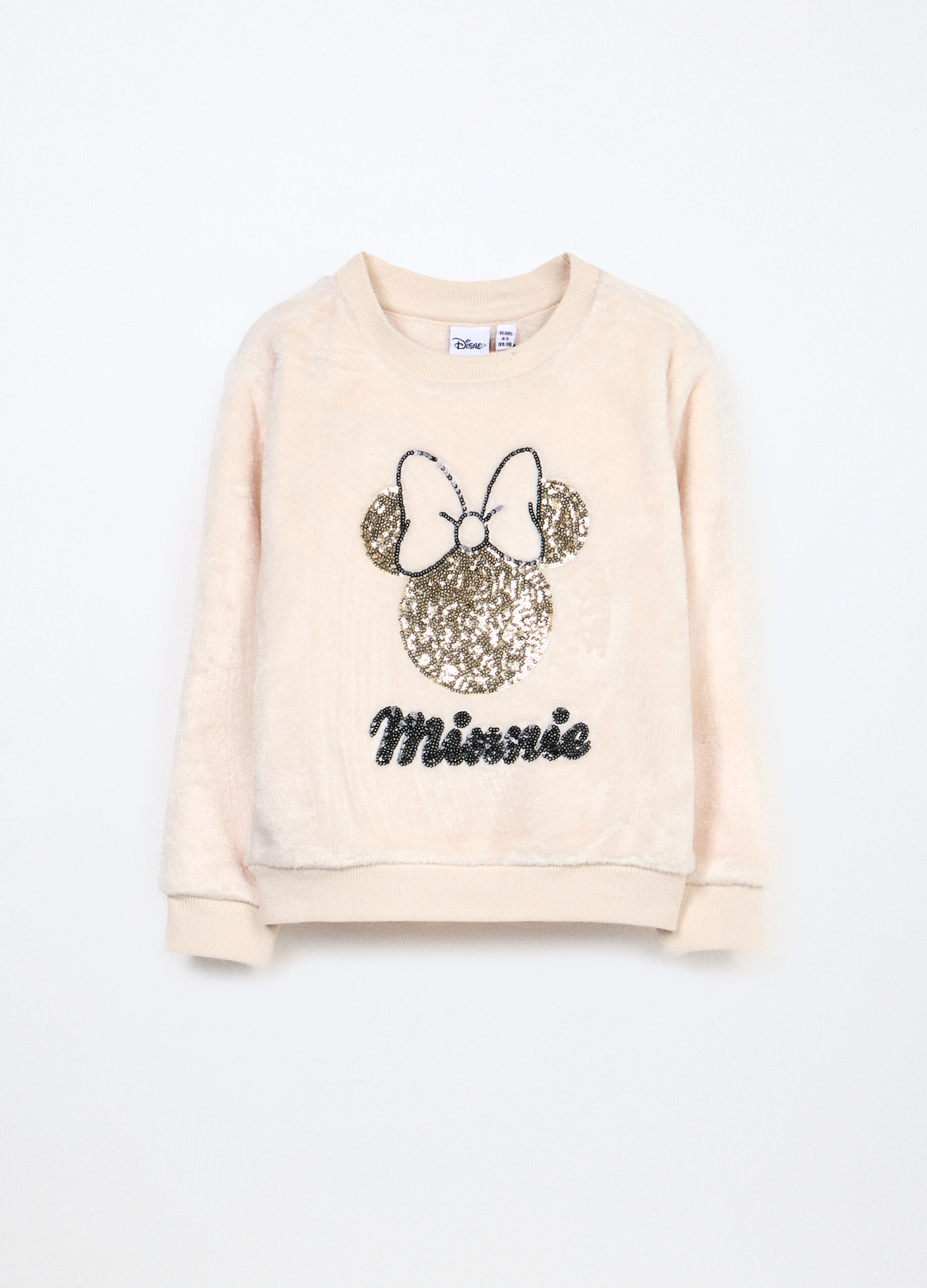 Felpa in pile con paillettes bambina_0