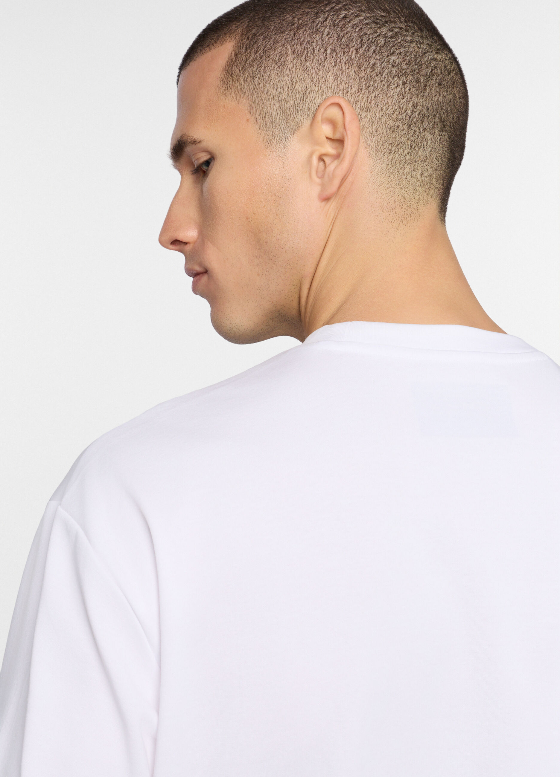 T-shirt girocollo in interlock uomo_2