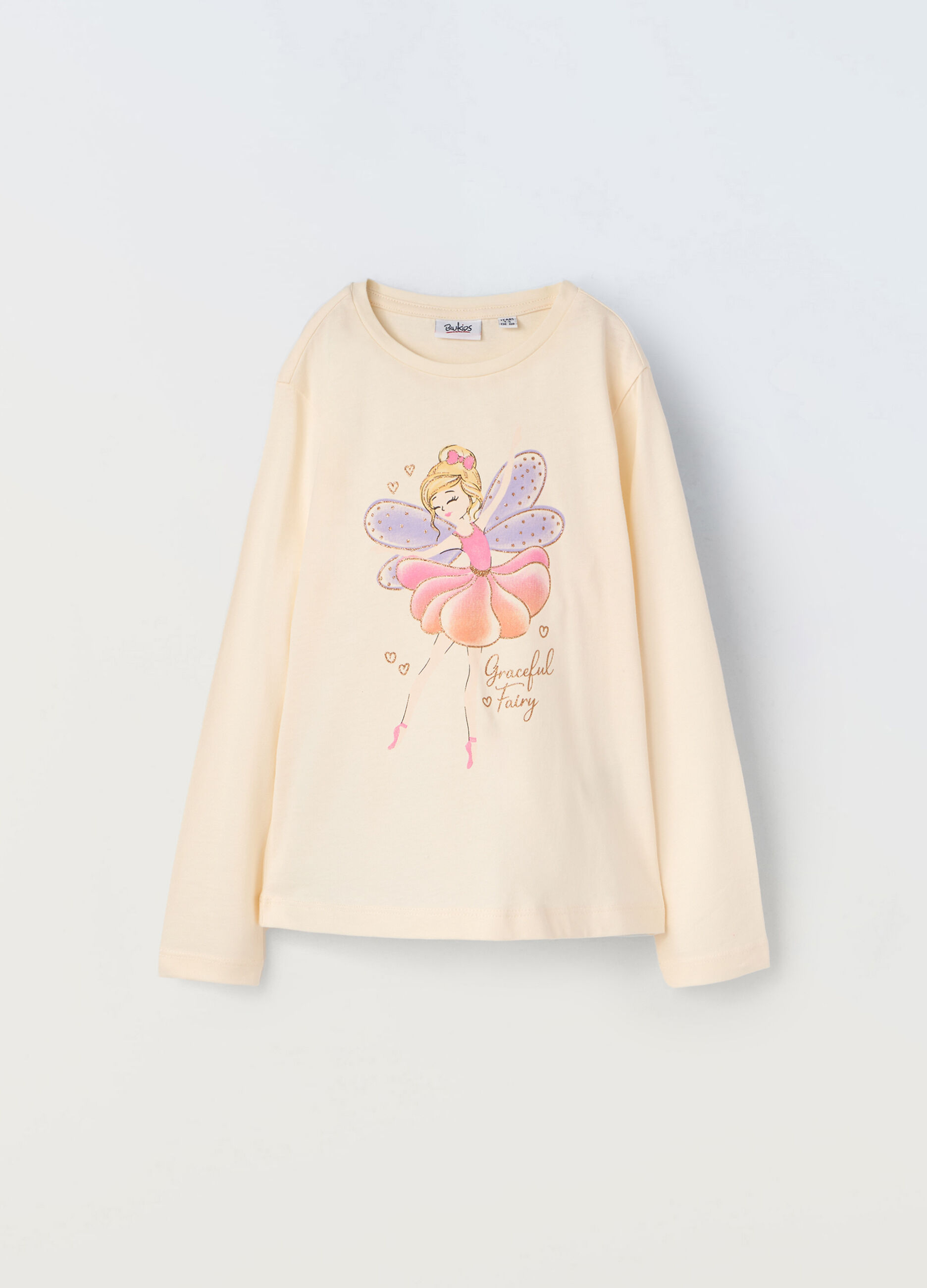 T-shirt in puro cotone bambina_0