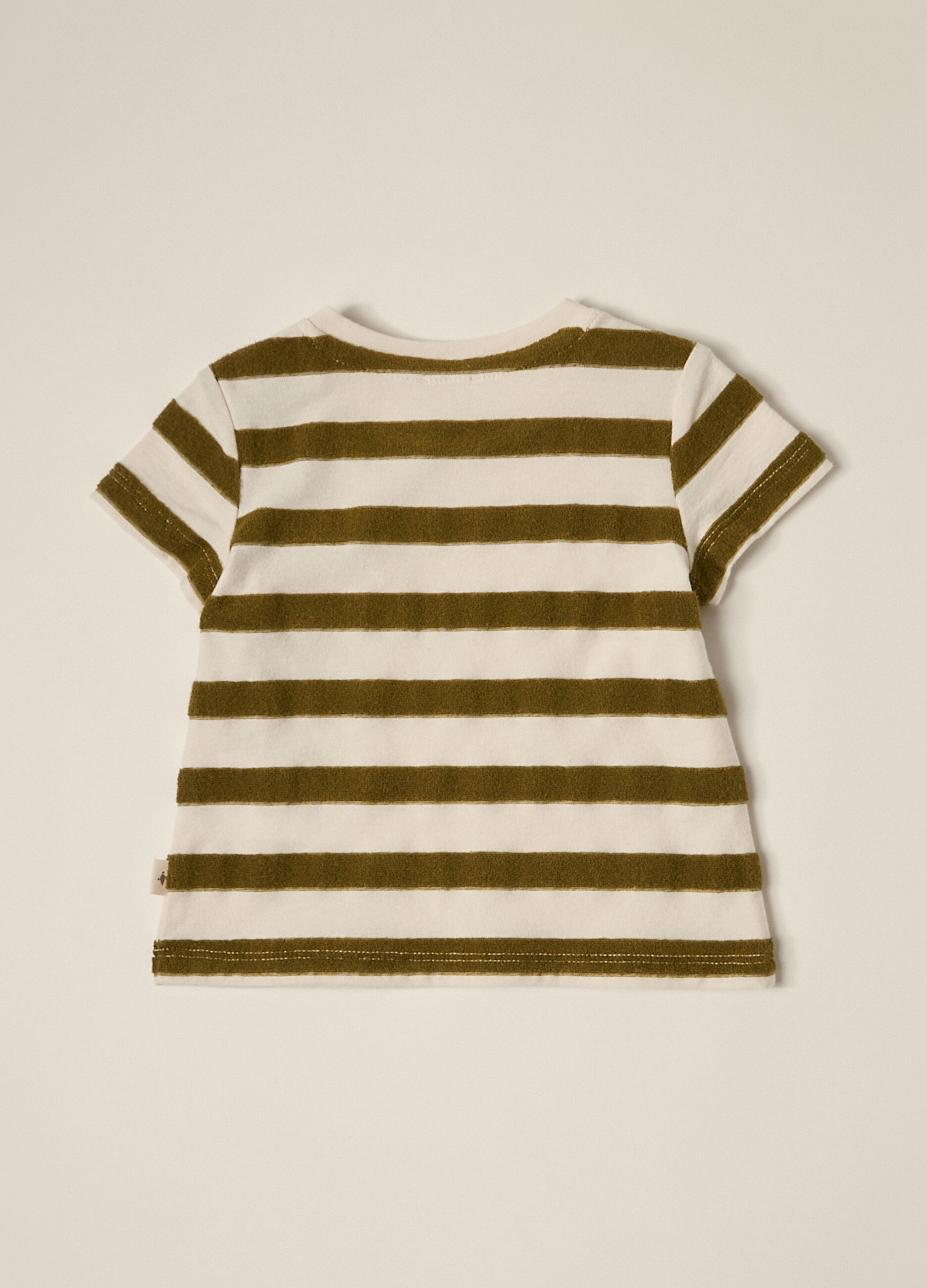 T-shirt in jersey di misto cotone IANA neonato_2