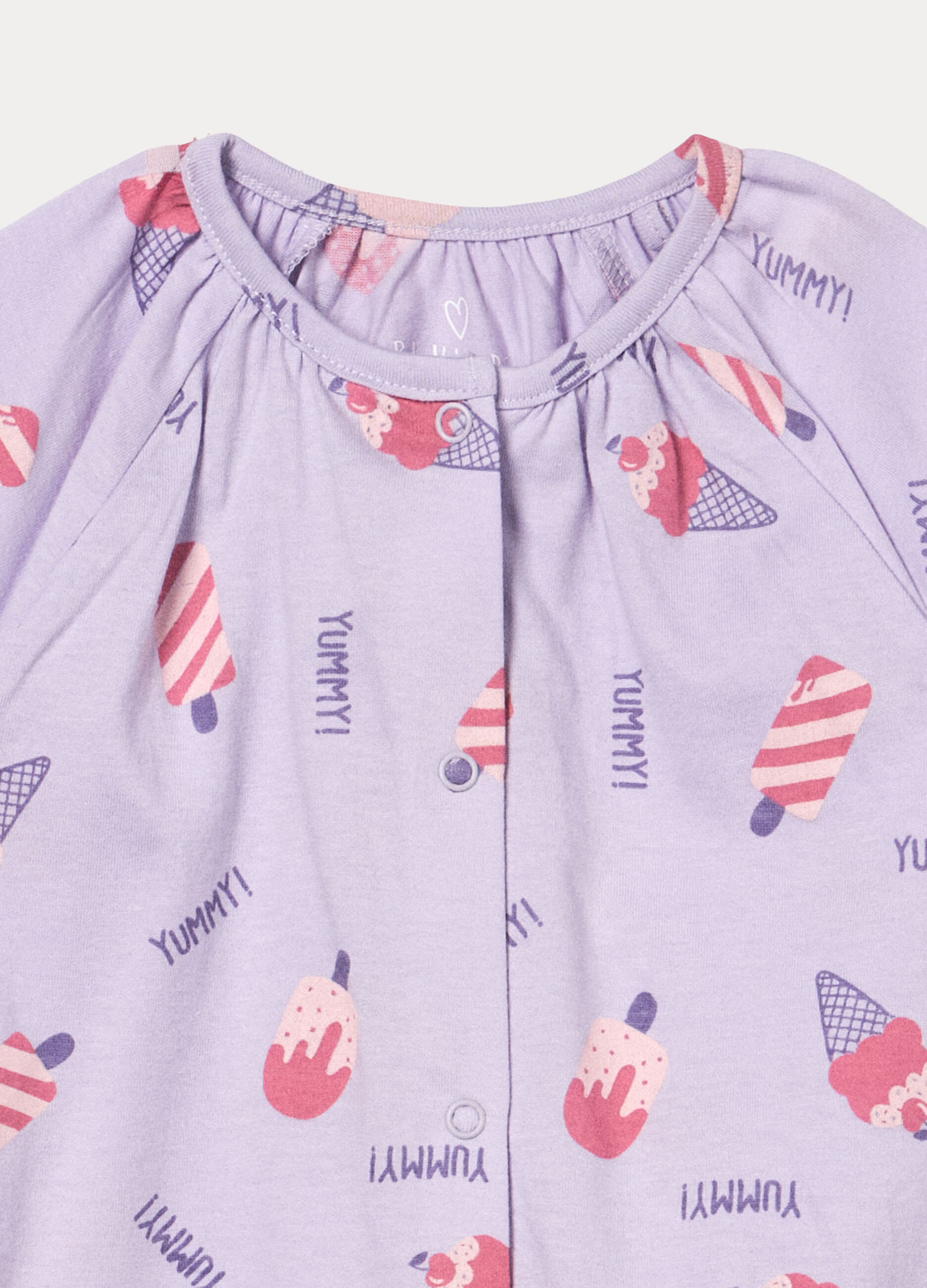 Pack 2 tutine pigiama in jersey di puro cotone _2