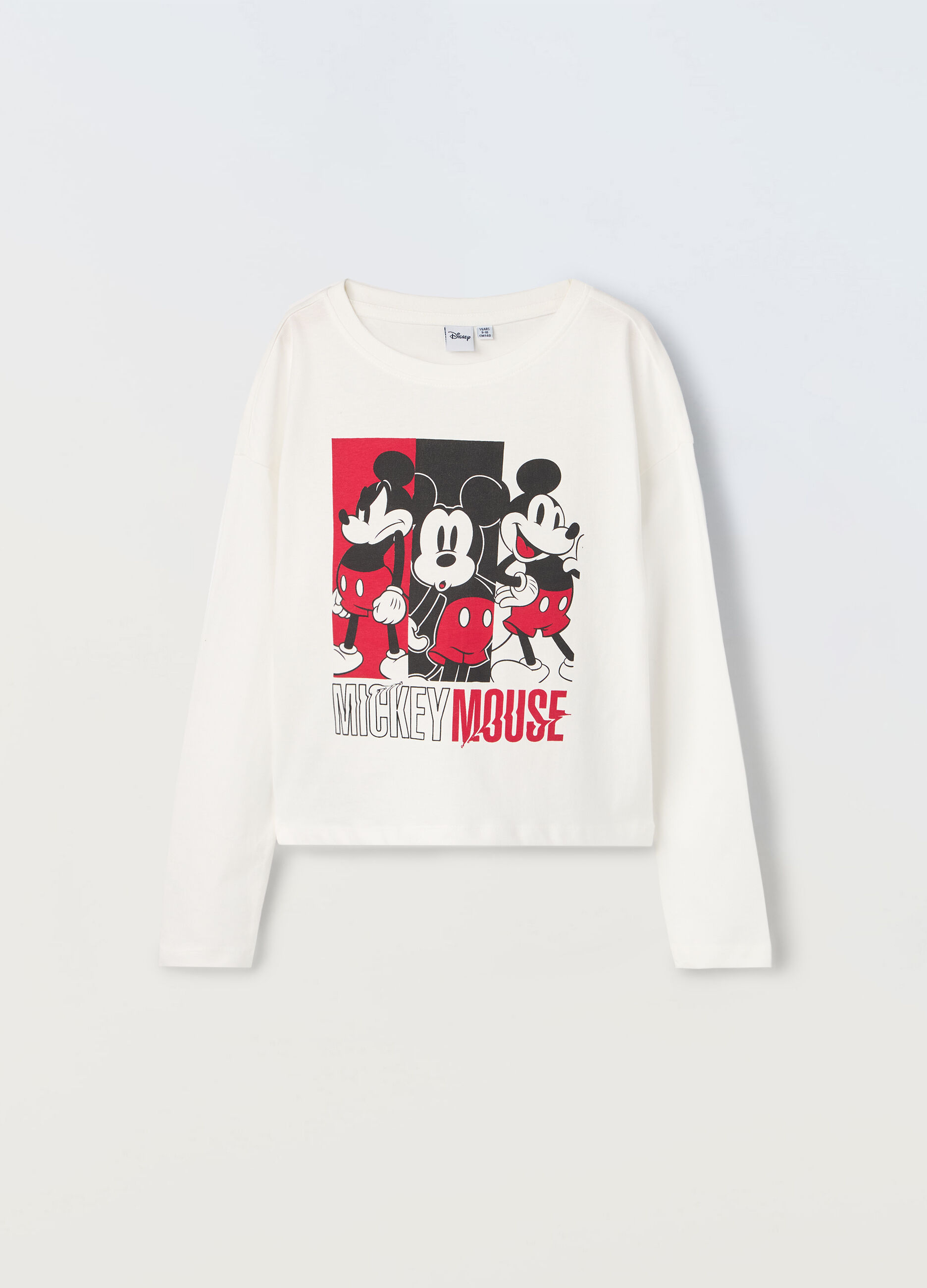 T-shirt Mickey Mouse a maniche lunghe ragazza_0