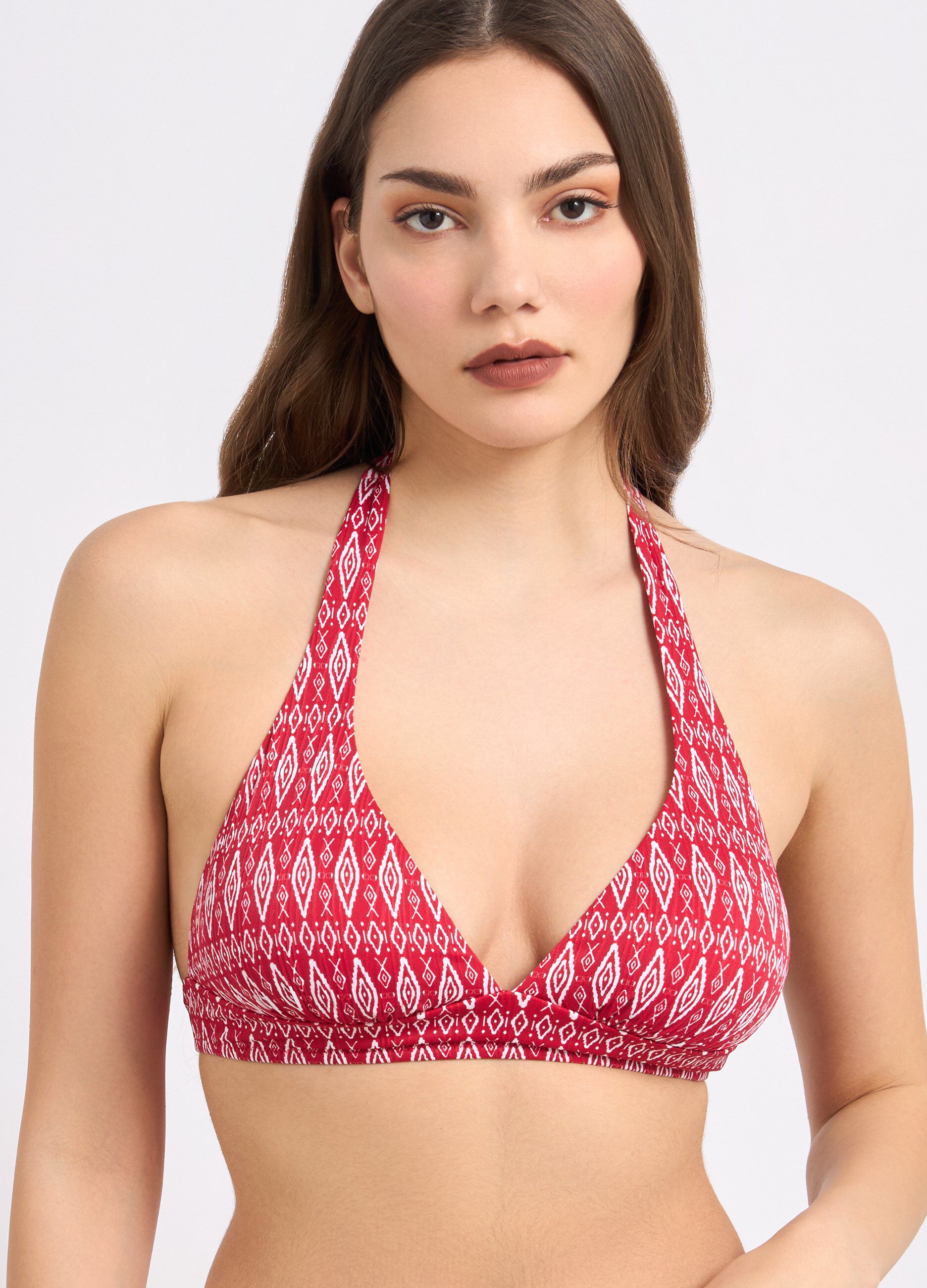 Top bikini con stampa donna_2