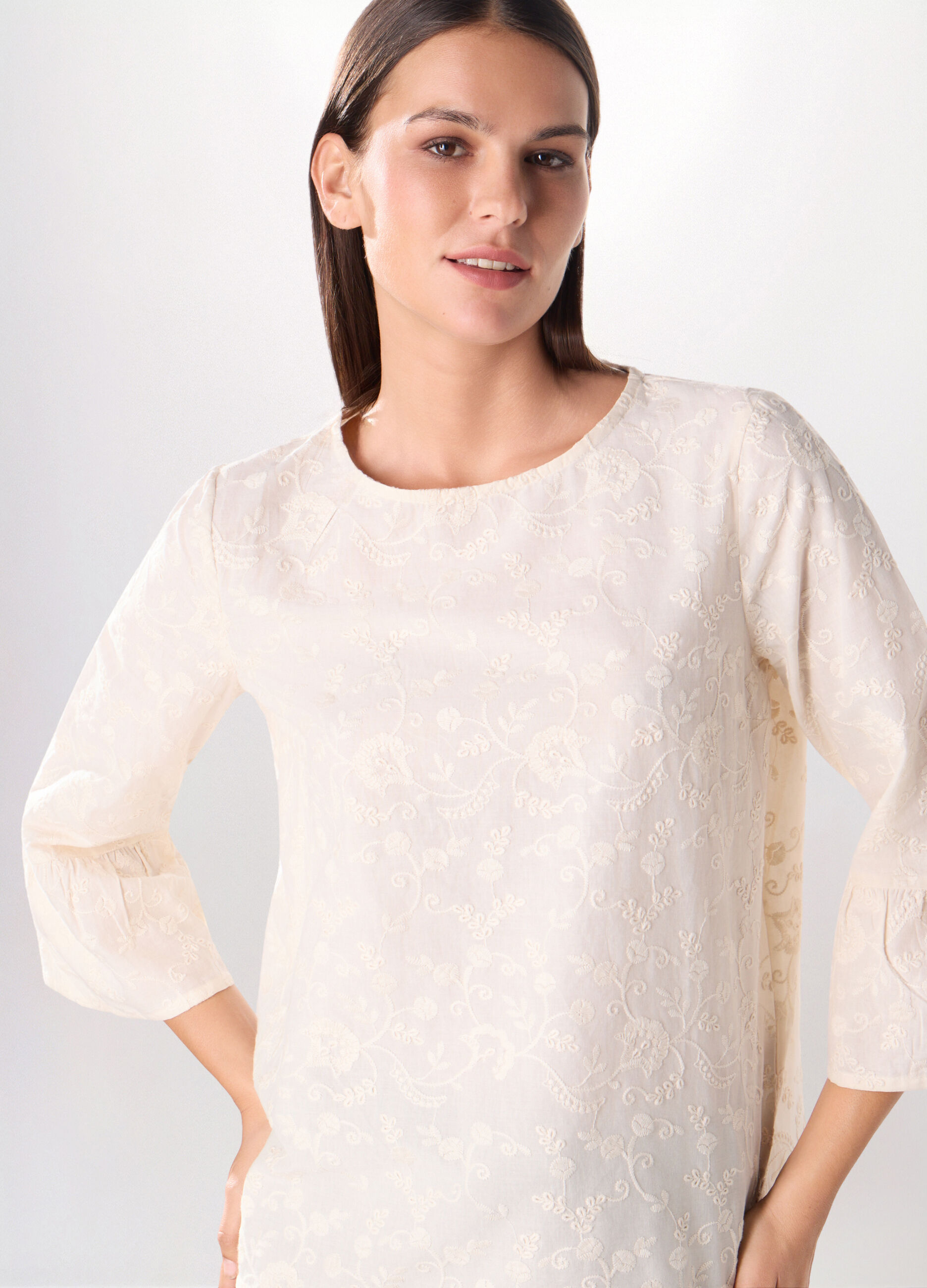Blusa in puro cotone donna_2