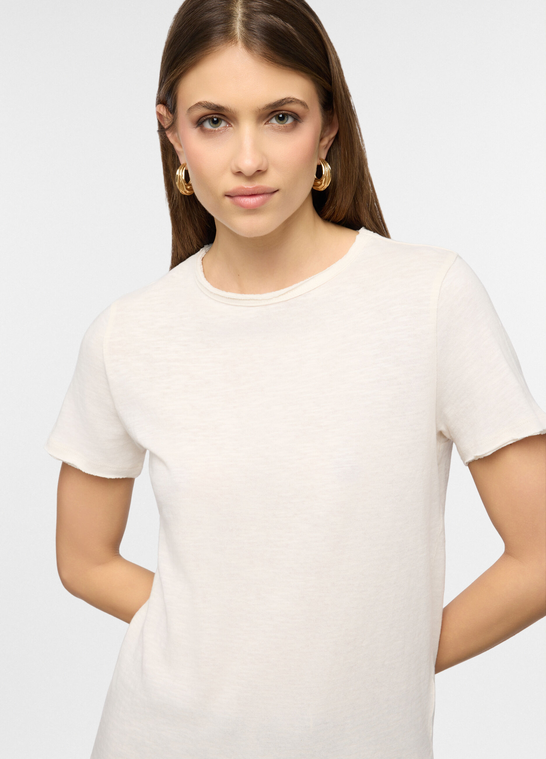 T-shirt girocollo donna_2