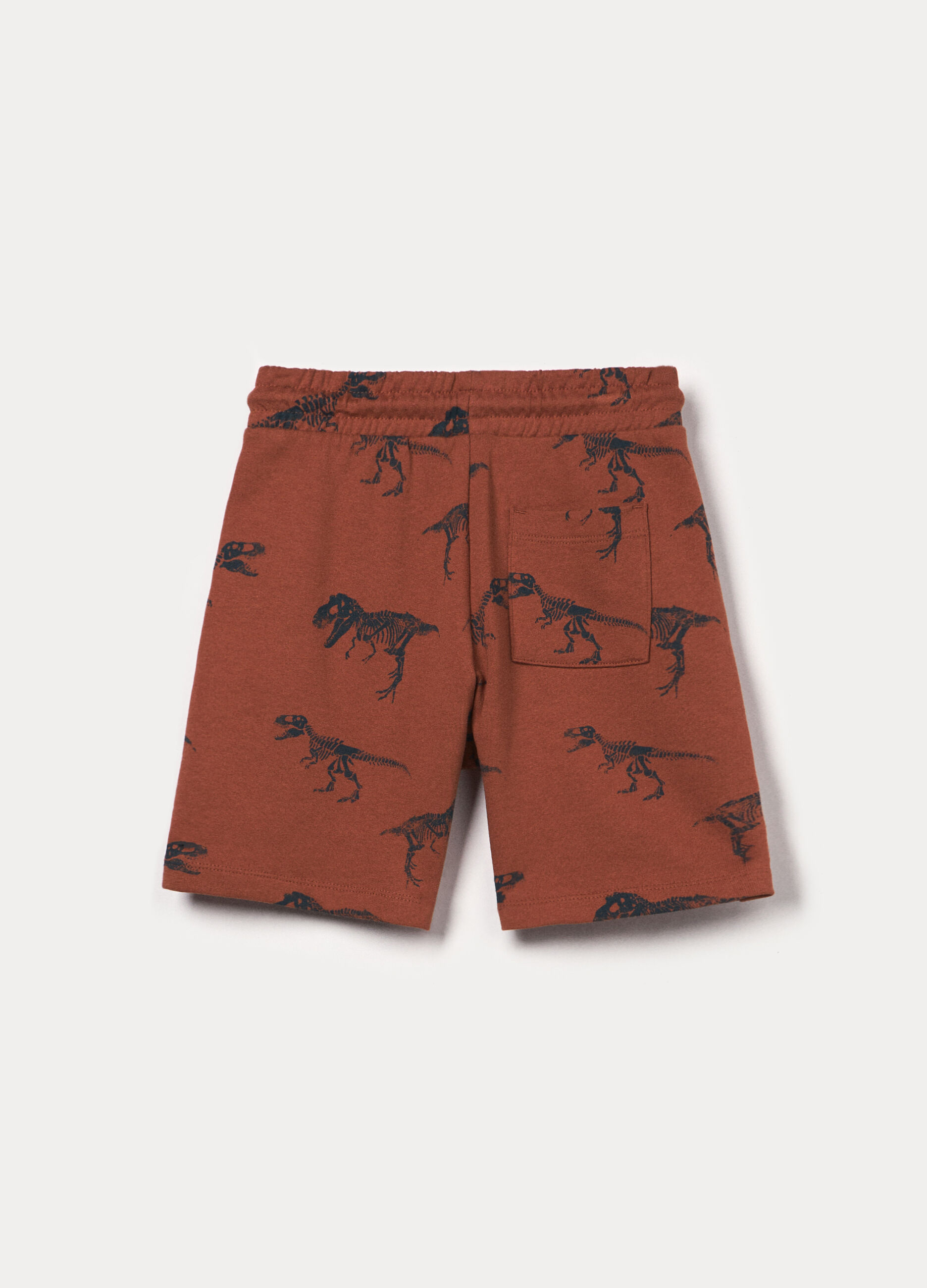 Shorts in french terry di puro cotone bambino_1