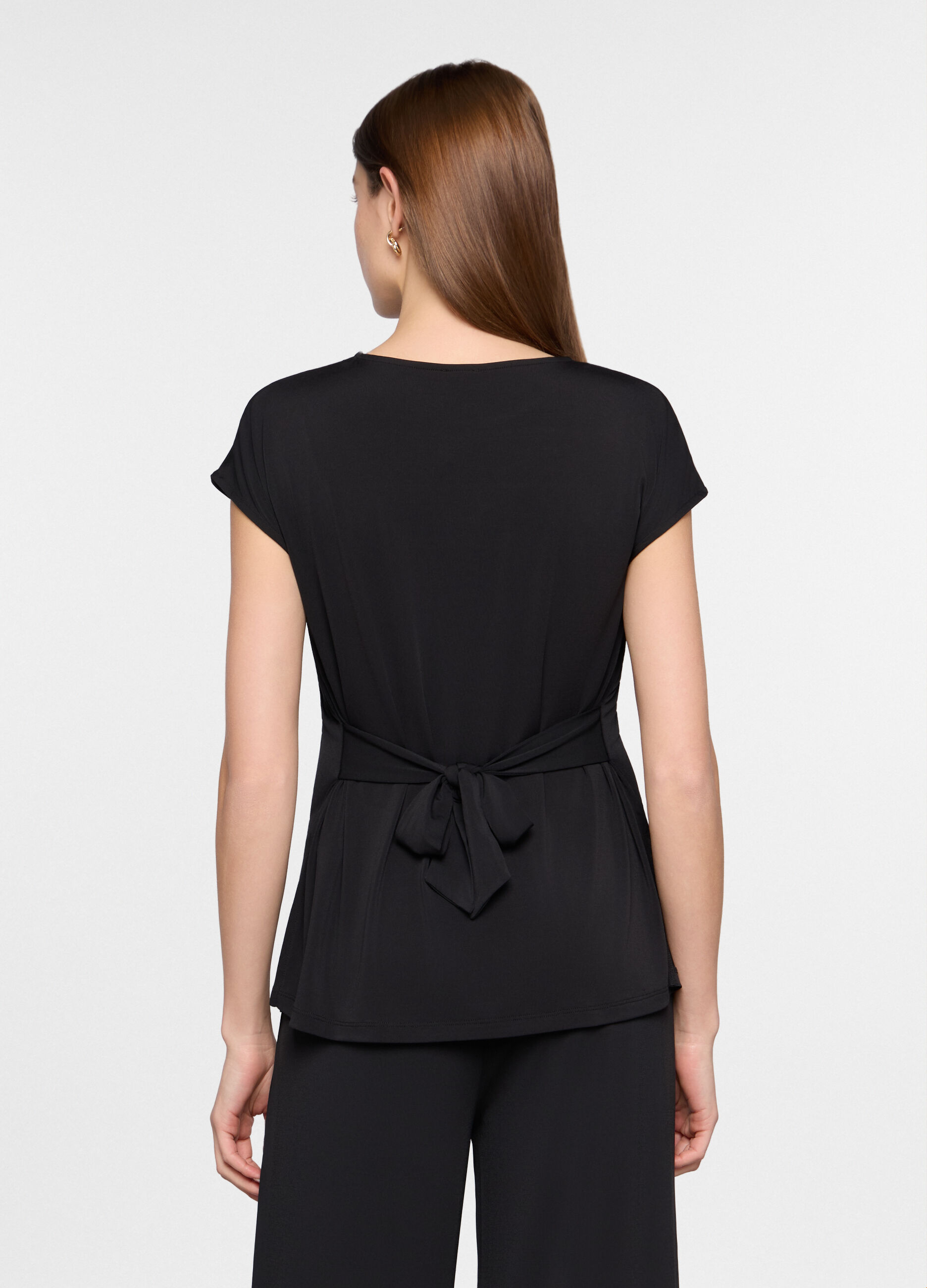 T-shirt girocollo donna _1