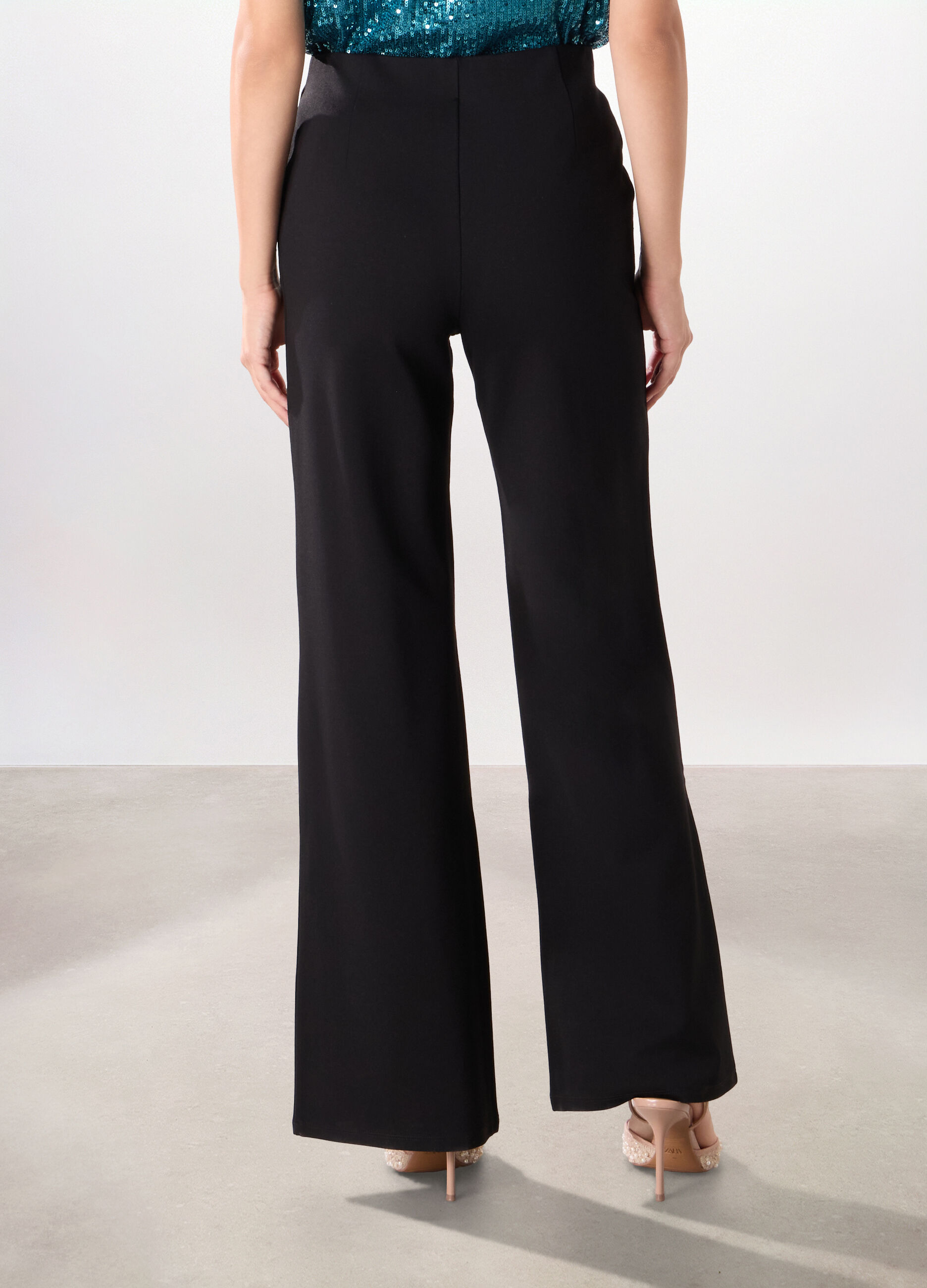 Pantaloni misto viscosa donna_1