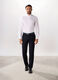 Pantalone regular in twill stretch uomo_0