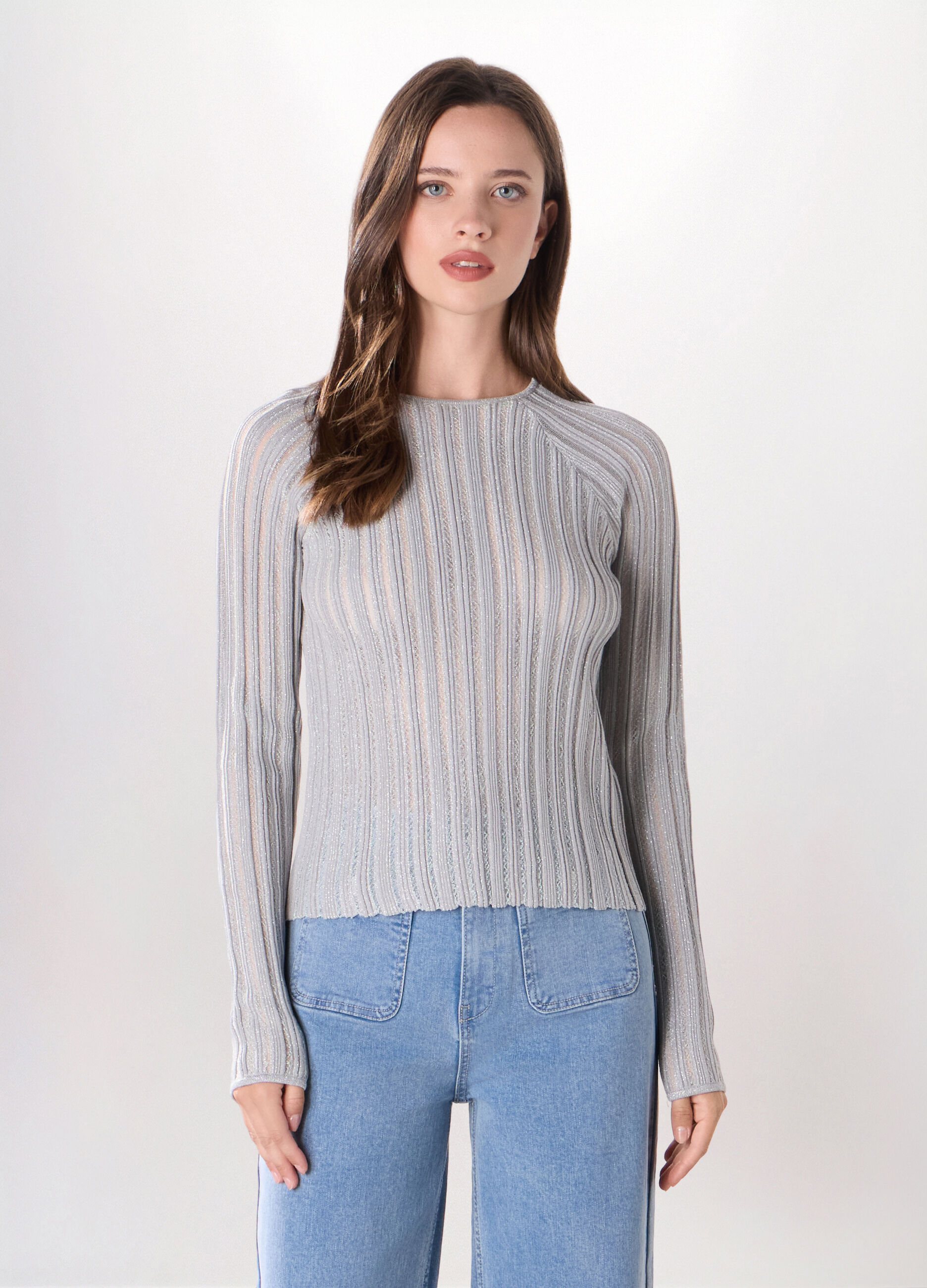 Pullover misto viscosa donna_0