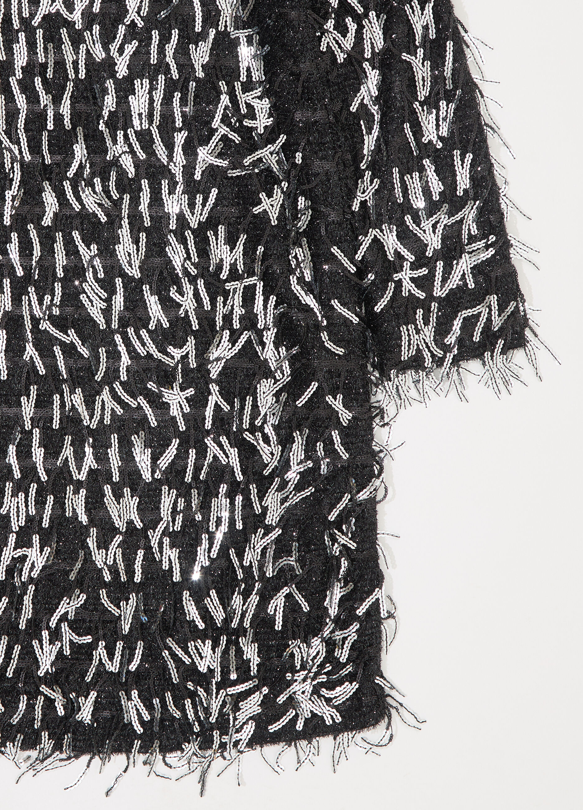 Vestito corto in paillettes donna_6