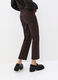 Pantaloni Flare Fit in denim di cotone stretch donna_1